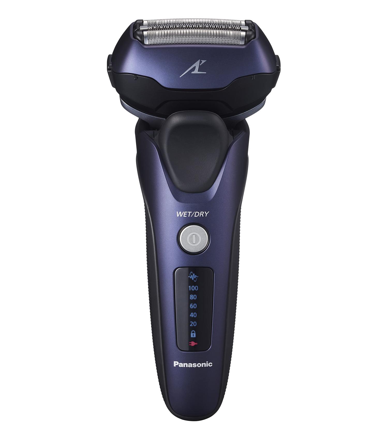 Panasonic ARC3 Electric Razor for Men with Pop-Up Trimmer Wet Dry 3-Blade Electric Shaver with Intelligent Shave Sensor and 12D Flexible Pivoting Head ES-LT67-A (Blue) (Renewed)