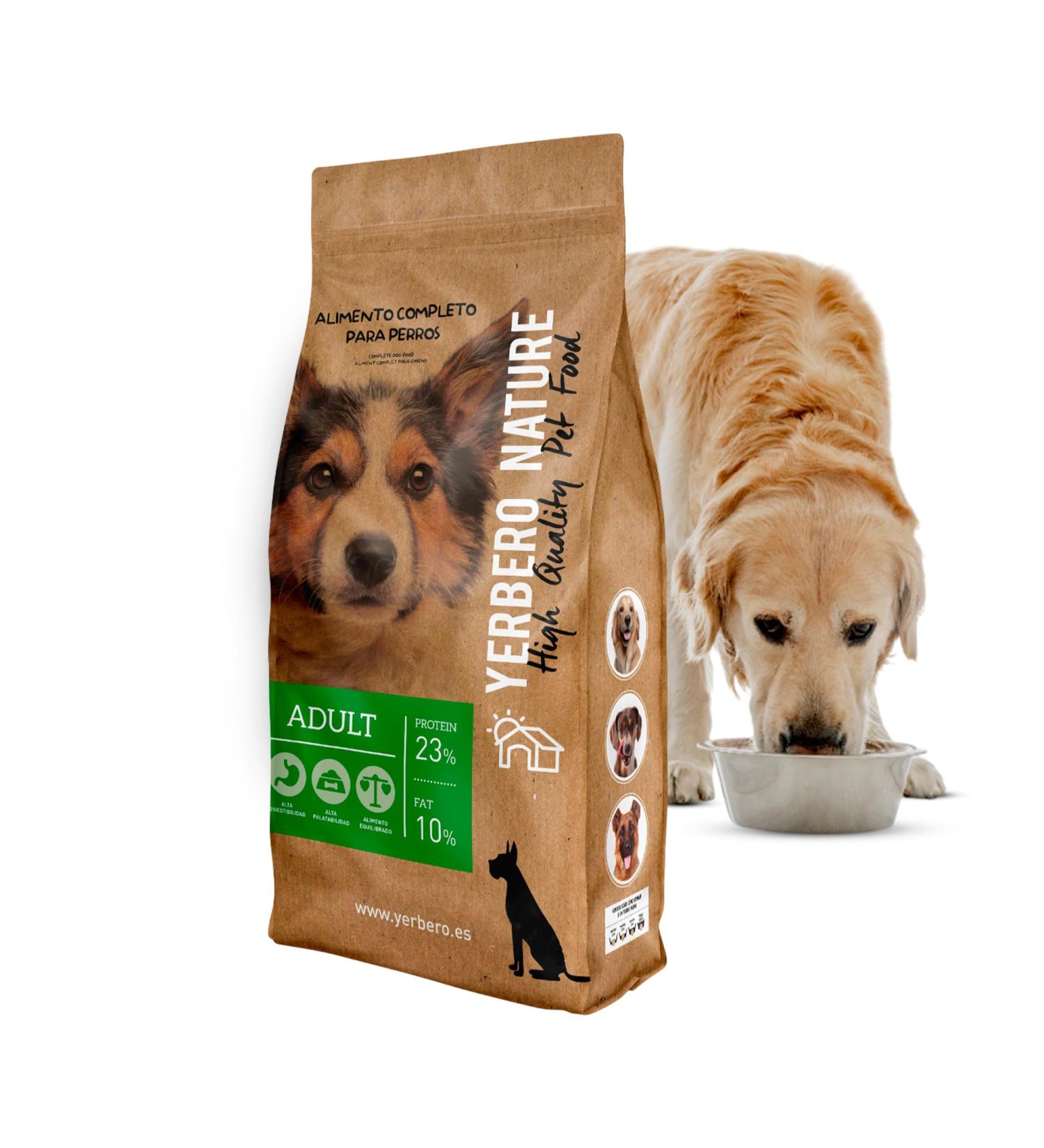 Yerbero Nature Adult Premium Food for Dogs 10 kg - Buy Online on GoSupps.com