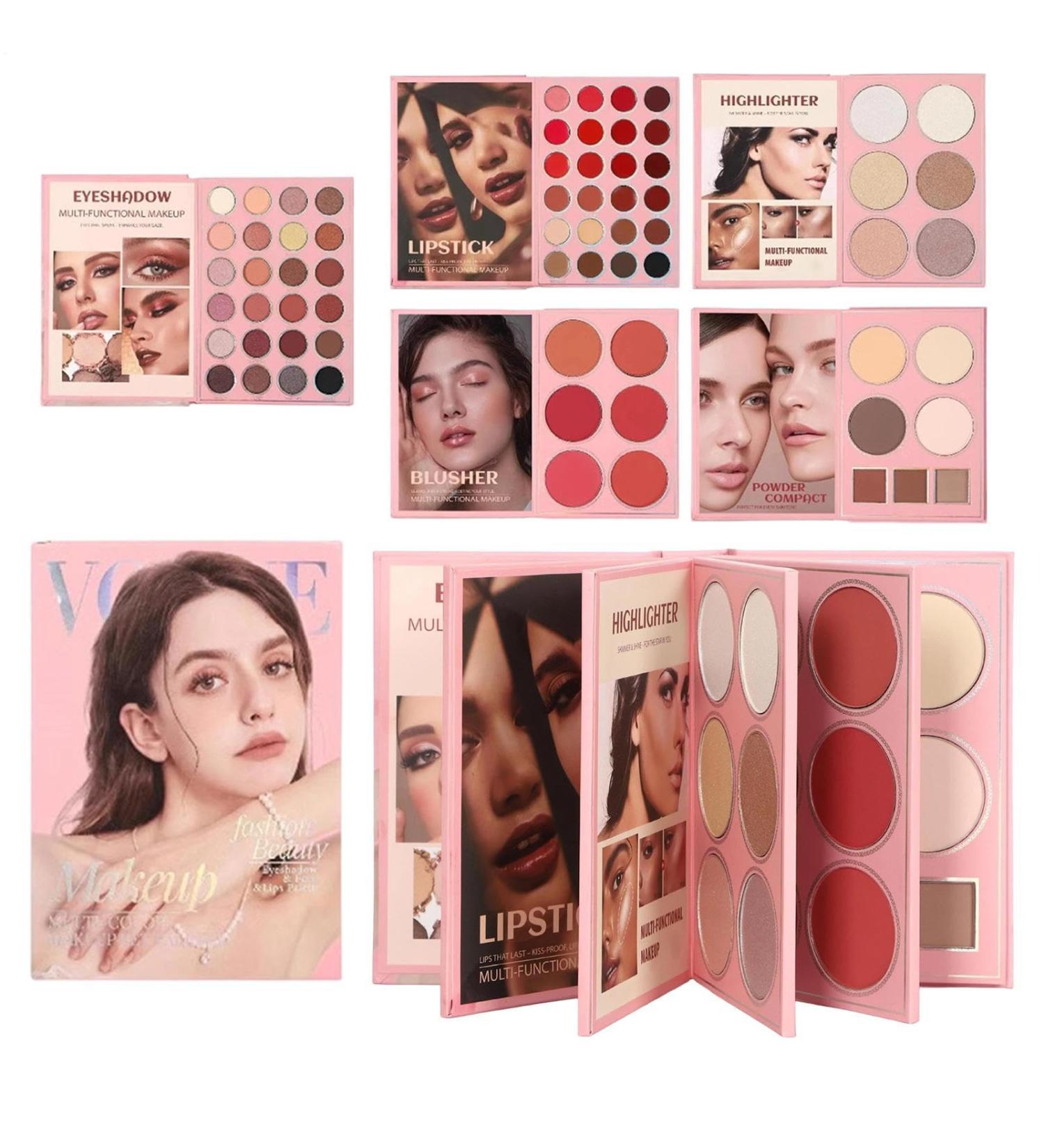  Fyrdyn Eye Makeup Palette | 5 Layer Bookstyle Eye Cosmetics Kit | Makeup Kit For Girls Beginners Enthusiastic Daily Routine - Buy Online on GoSupps.com