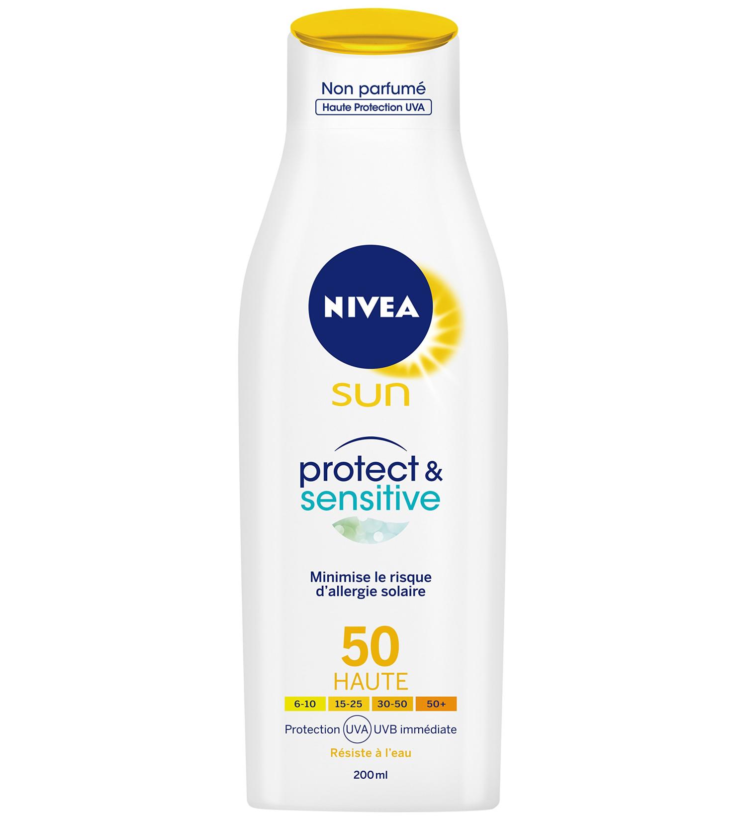 Nivea Sun Protect and Sensitive Lotion SPF 50 200 ml