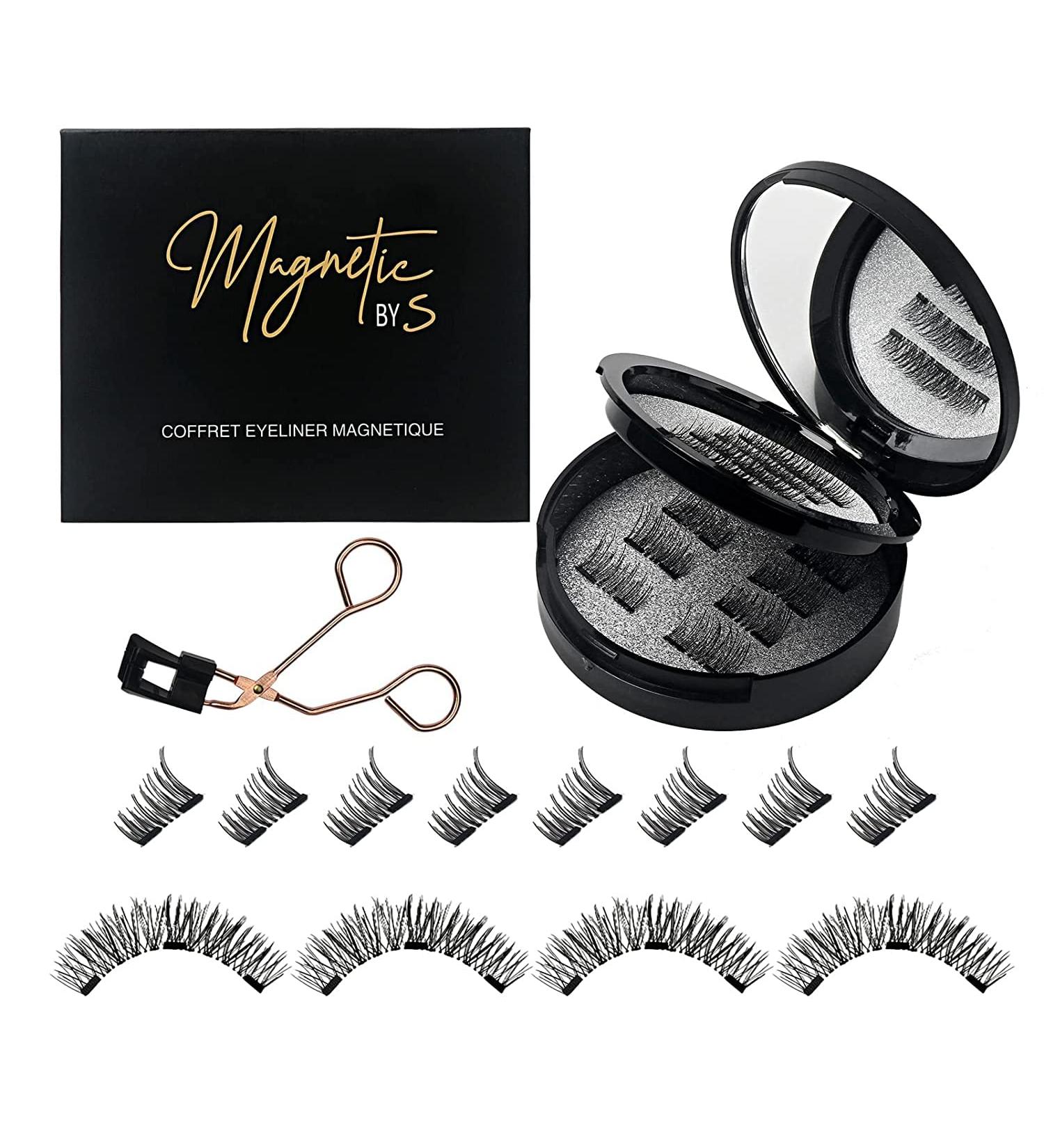 3 Pairs Natural Looking Magnetic Eyelashes - Reusable, Waterproof, Easy to Wear - No Eyeliner Needed - Buy Online on GoSupps.com
