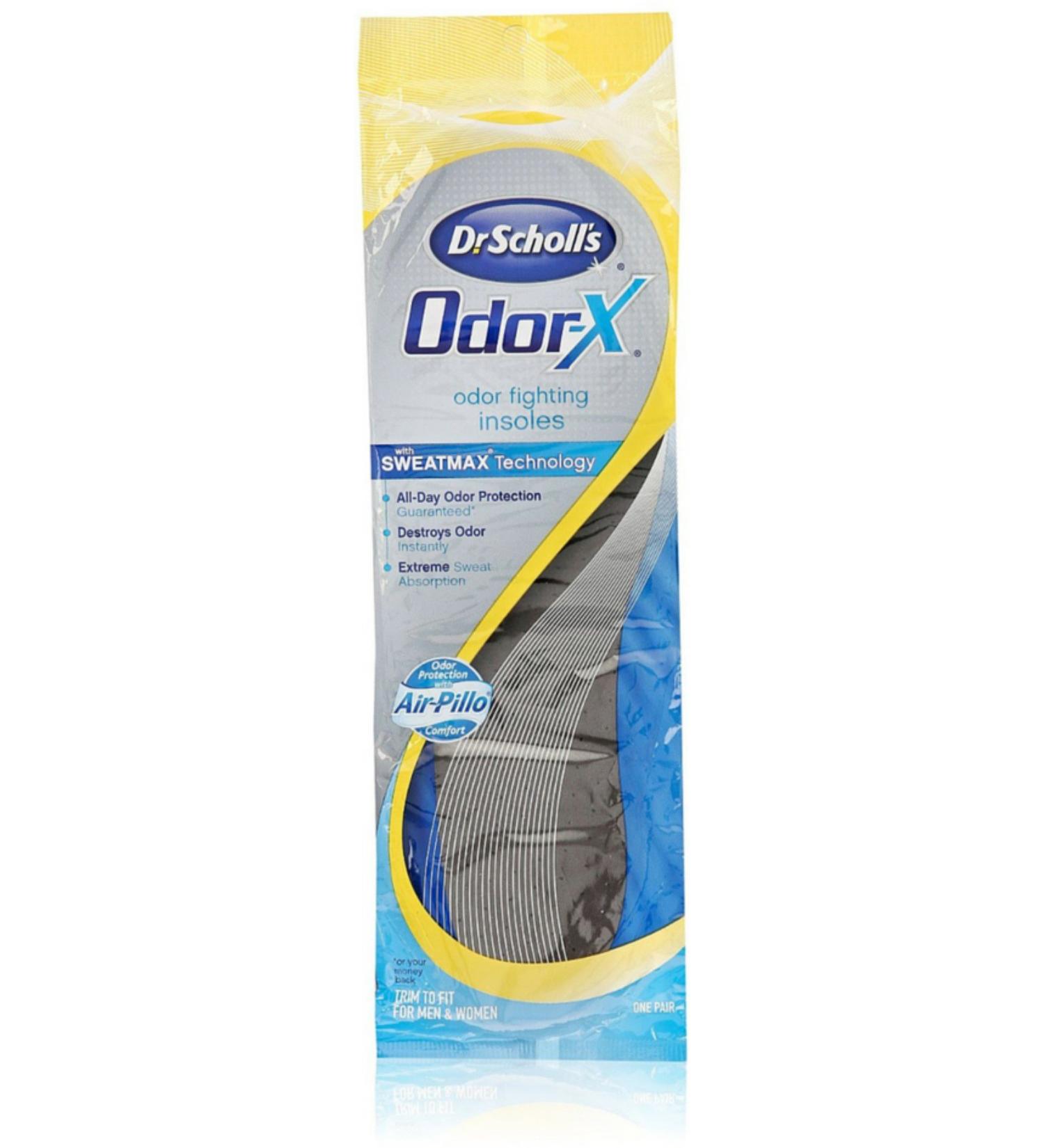Dr. Scholl's Odor-X Odor Fighting Insoles Trim to Fit 1 Pair (Pack of 5)