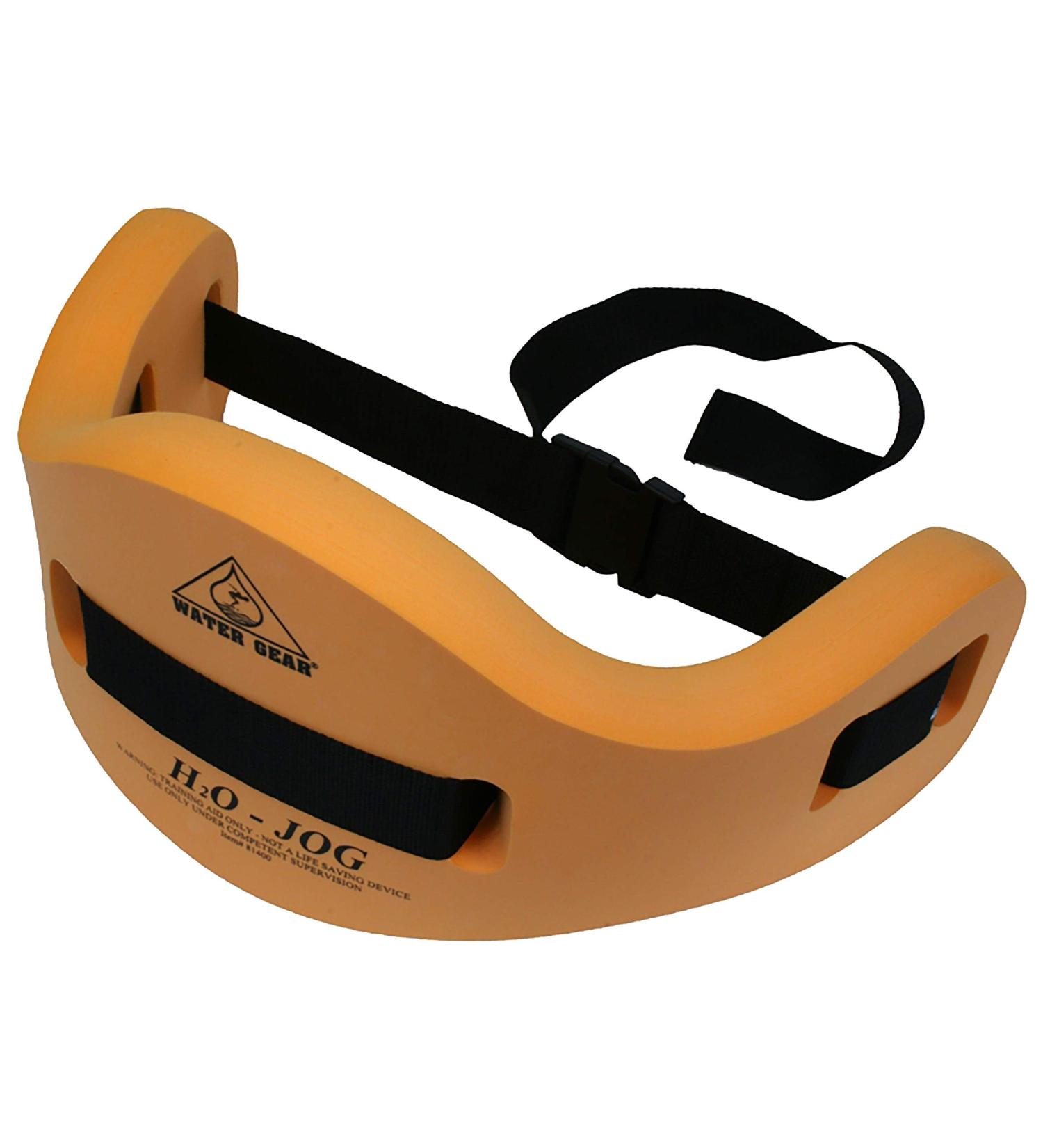 Water Gear H2O Jogger - Adjustable Nylon Belt for Men and Women - Large Orange 29 - Custom Fit Water Exercise Equipment - Buy Online on GoSupps.com