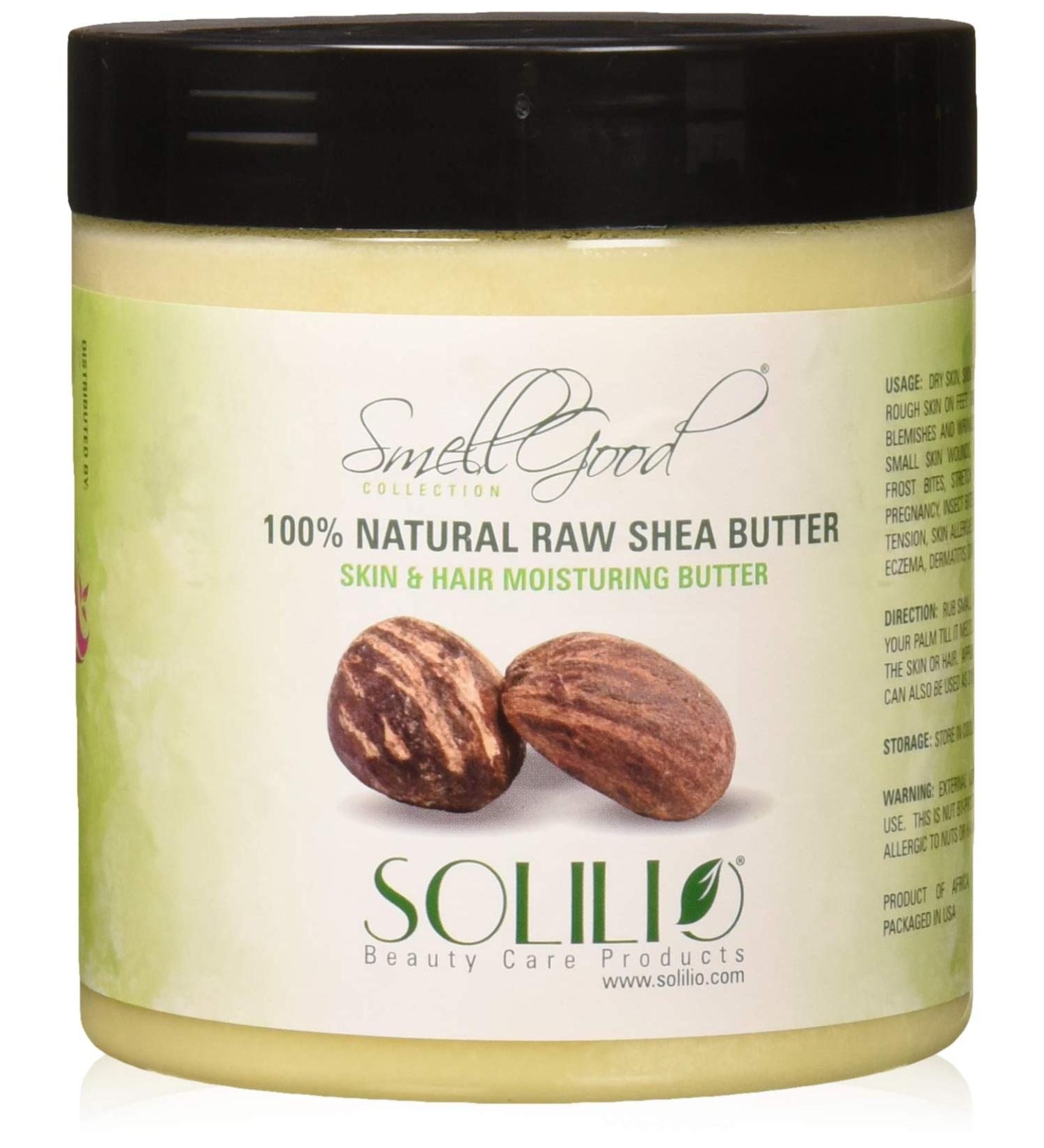 SmellGoo - Raw Unrefined Ivory Shea butter 32 oz Shea Butter 32 Ounce