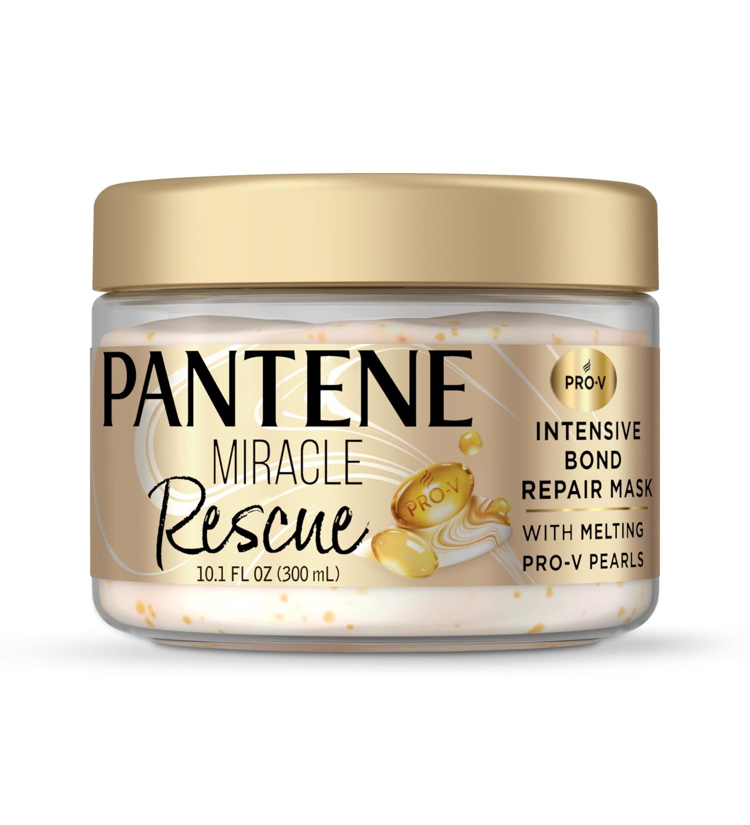 Buy Pantene Miracle Rescue Hair Mask - Intensive Bond Repair for Dry Damaged Hair 10.1 fl oz | Deep Conditioning & Strengthening with Melting Pro-V Pearls - Buy Online on GoSupps.com