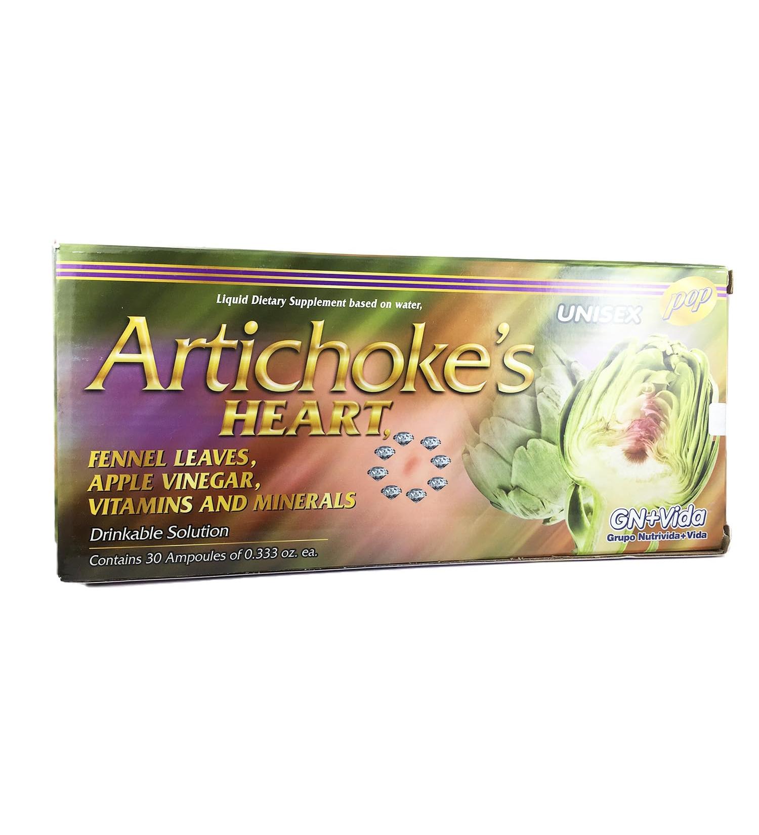 Alcachofa Ampolletas 30 Ampolletas De Alcachofa - Suplemento para Bajar De Peso - Formula Original - 100% Garantizado! - Buy Online on GoSupps.com