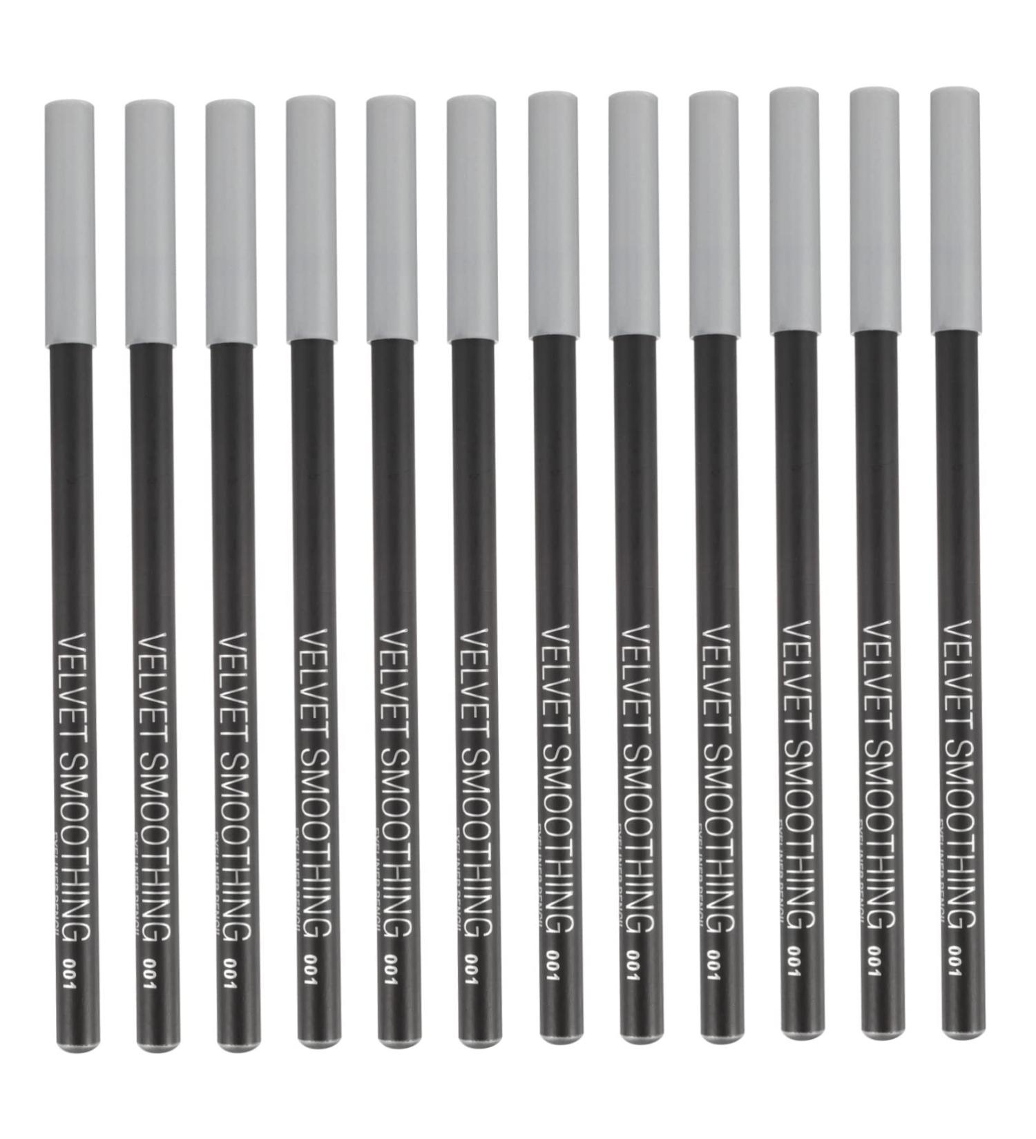 Angoily 12pcs Black Eyeliner 1 Eyeliner Pencil Highlighter Eyeliner Pen Makeup Eyeliner Water Proof Girl Set 1 count (Pack of 1) Black - Buy Online on GoSupps.com