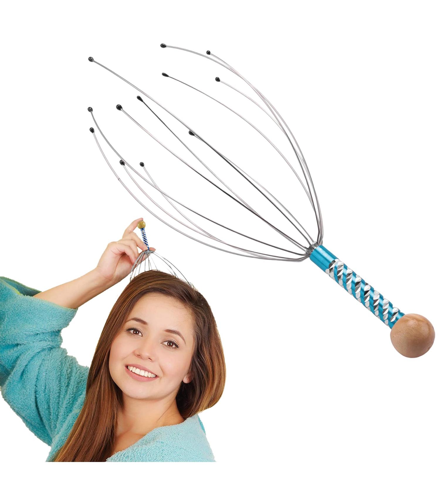 Pyatofyy Head Massager - 12 Tines Scalp Massage Spider for Ultimate Relaxation | International Shipping Available - Buy Online on GoSupps.com