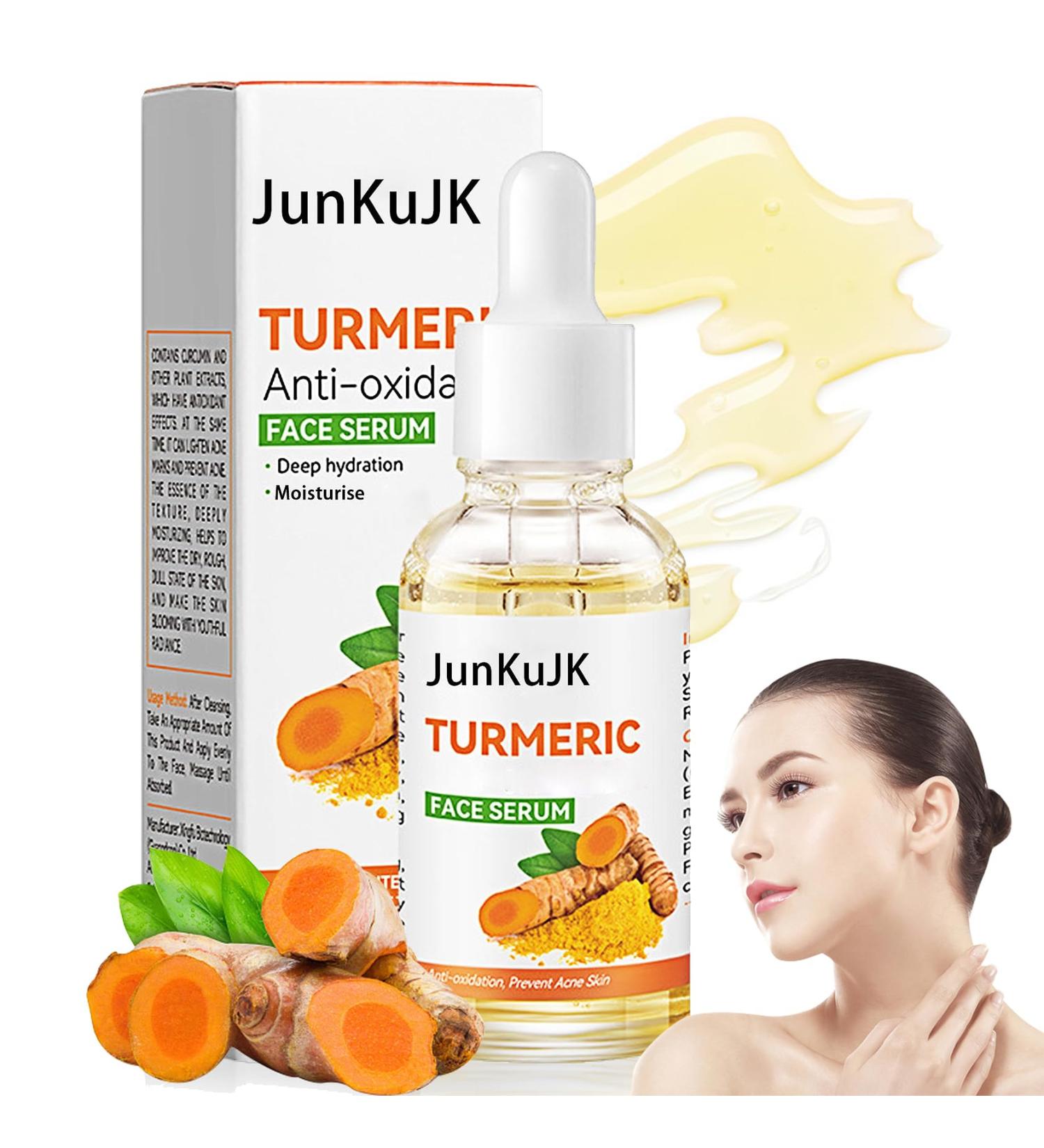 Buy Turmeric Essential Oil & Moisturizing Facial Serum - Hydrating Skincare for Men & Women - International Shipping - Buy Online on GoSupps.com