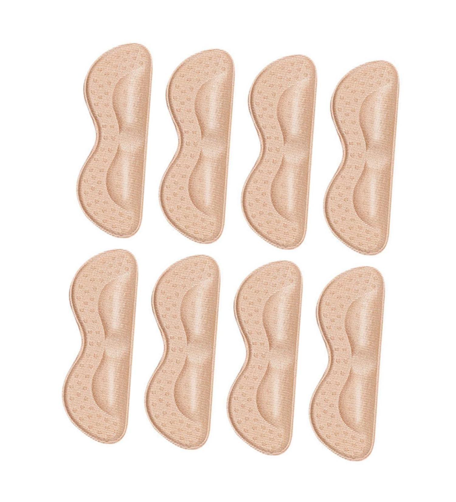 NOLITOY Heel Grips 4 Pairs Self-Adhesive Cushion Insoles for High Heels Comfort & Slip Prevention Perfect Fit for Trainers & Heeled Shoes - Sizes 6.5x3.3CM - Buy Online on GoSupps.com