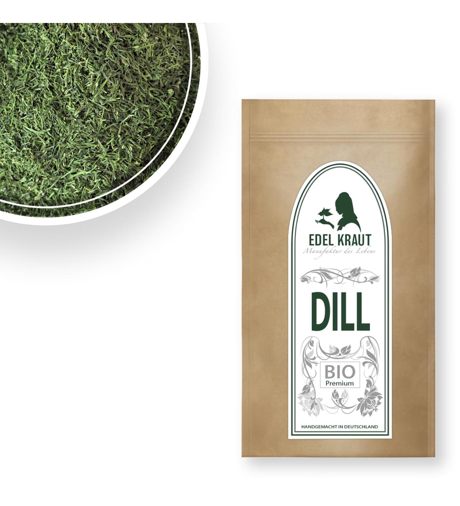 Dill Dried Organic Dill Tips 500g | 100% Natural Premium Dill Herb | Additive-Free Bio Dill for Salad & Meat Dishes - Buy Online on GoSupps.com