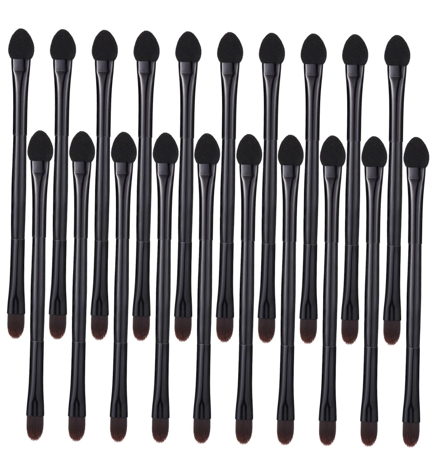 Healeved 20pcs Double Eye Shadow Makeup Cosmetics Makeup Brush for Women Professional Makeup Brush Plastic - Buy Online on GoSupps.com
