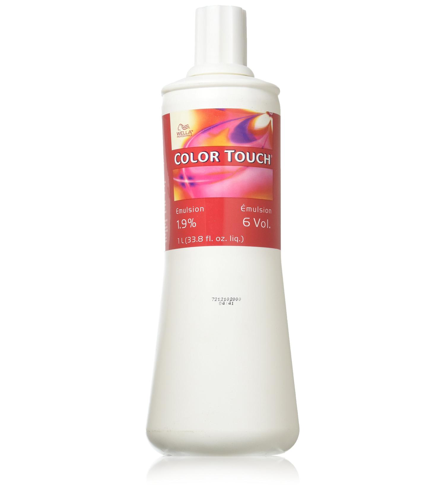 Wella Color Touch Emulsion 1.9% 6 Vol 33.8 oz - Pack of 1 | Transparent Developer 1L - Buy Online on GoSupps.com