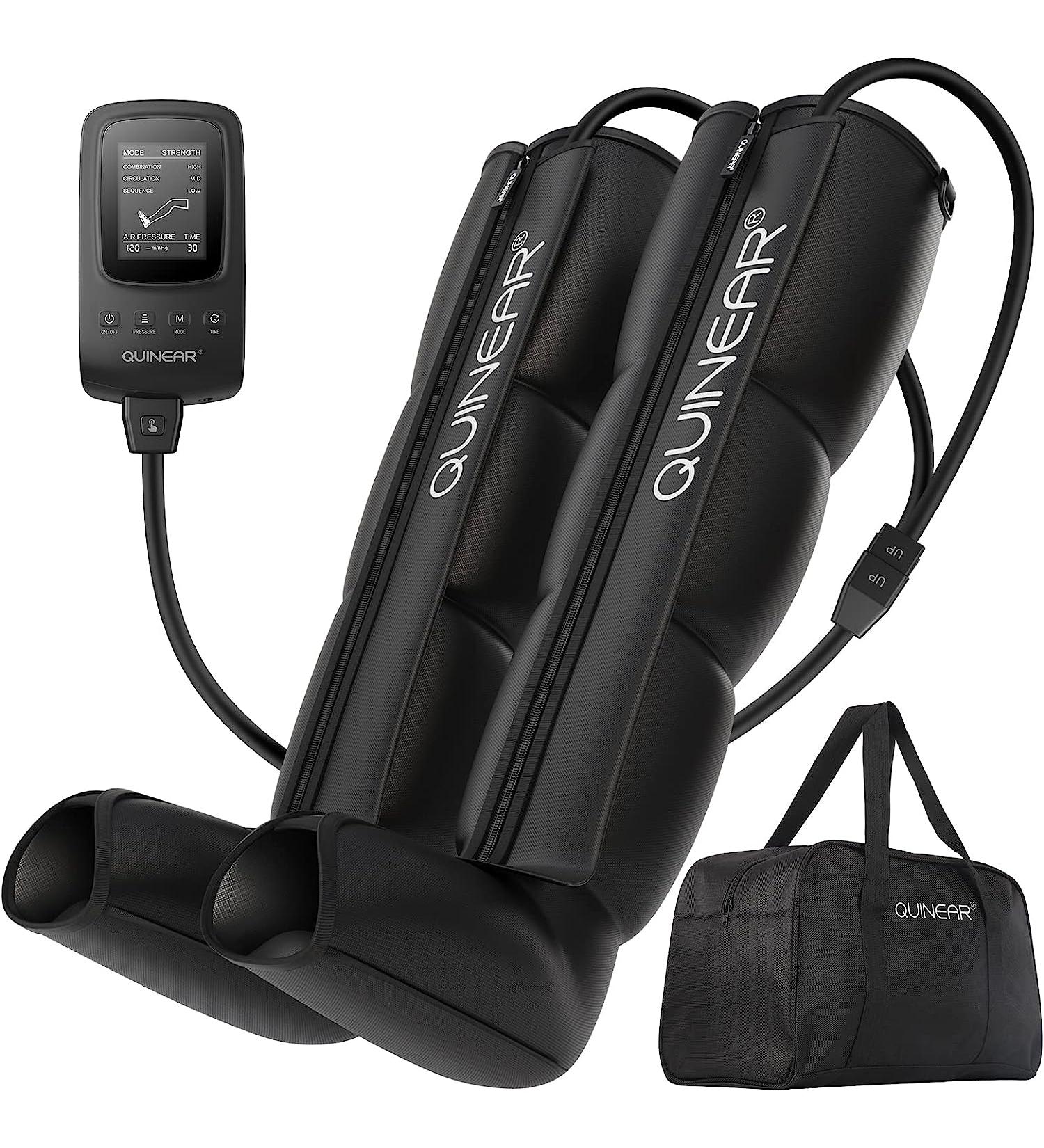 Quinear Air Compression Leg Recovery System - Large | Enhanced Circulation & Muscle Relief - Buy Online on GoSupps.com