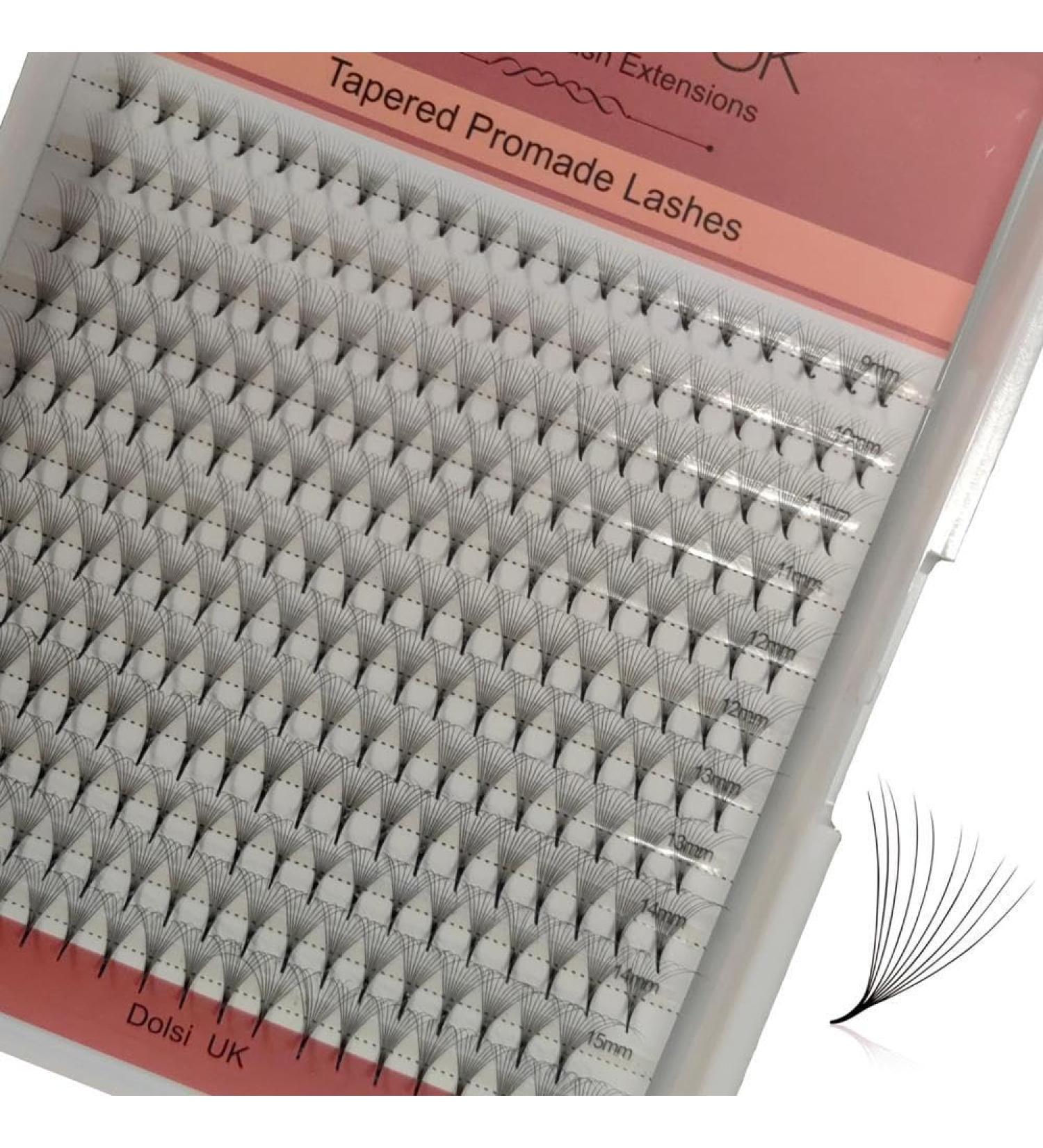 Promade Individual False Lashes Cluster Lashes DIY lash extensions Thin Band (12mm)