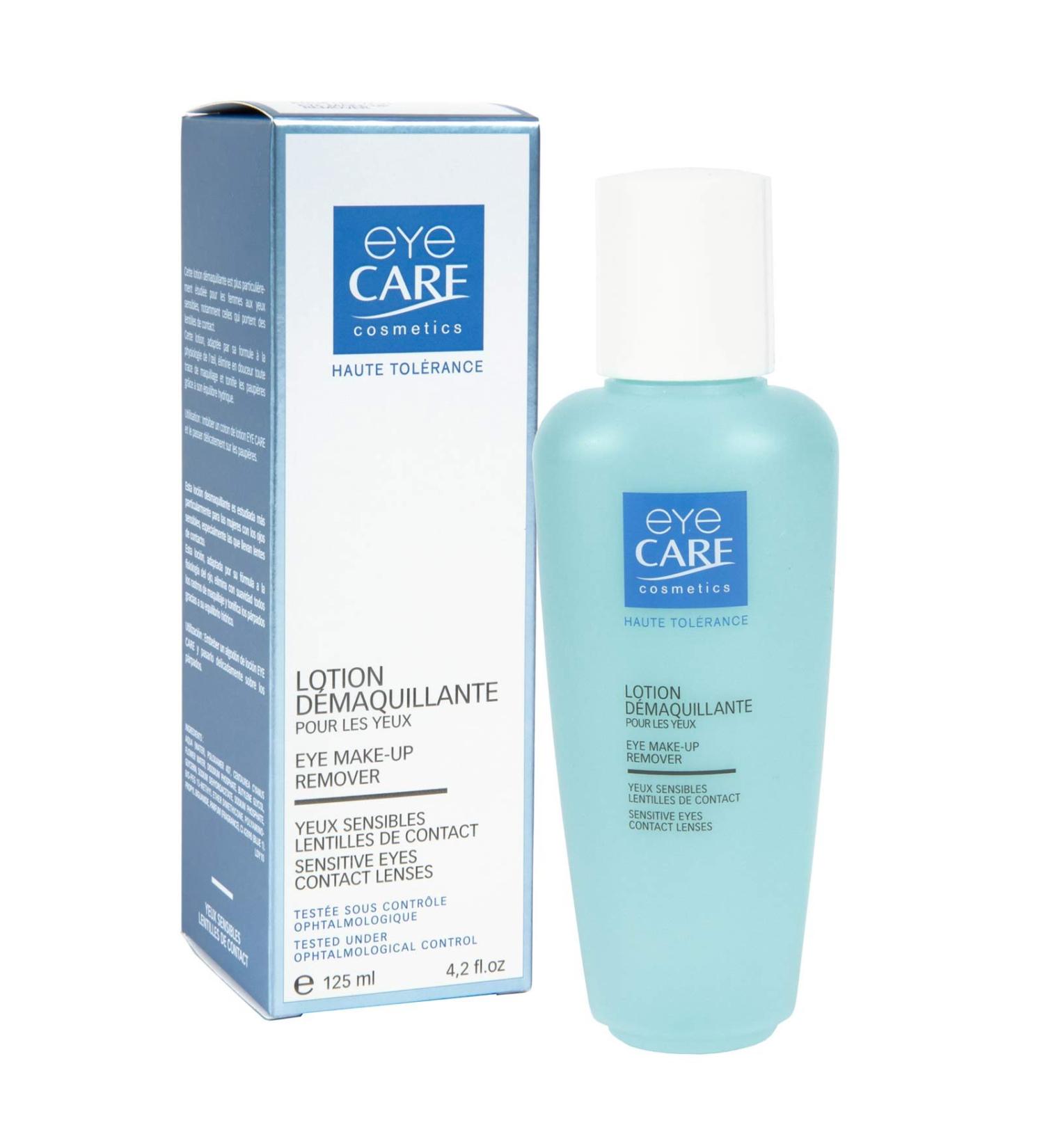 Eye Care Cosmetics Eye Make-Up Remover Lotion 125ml Water Base Blue