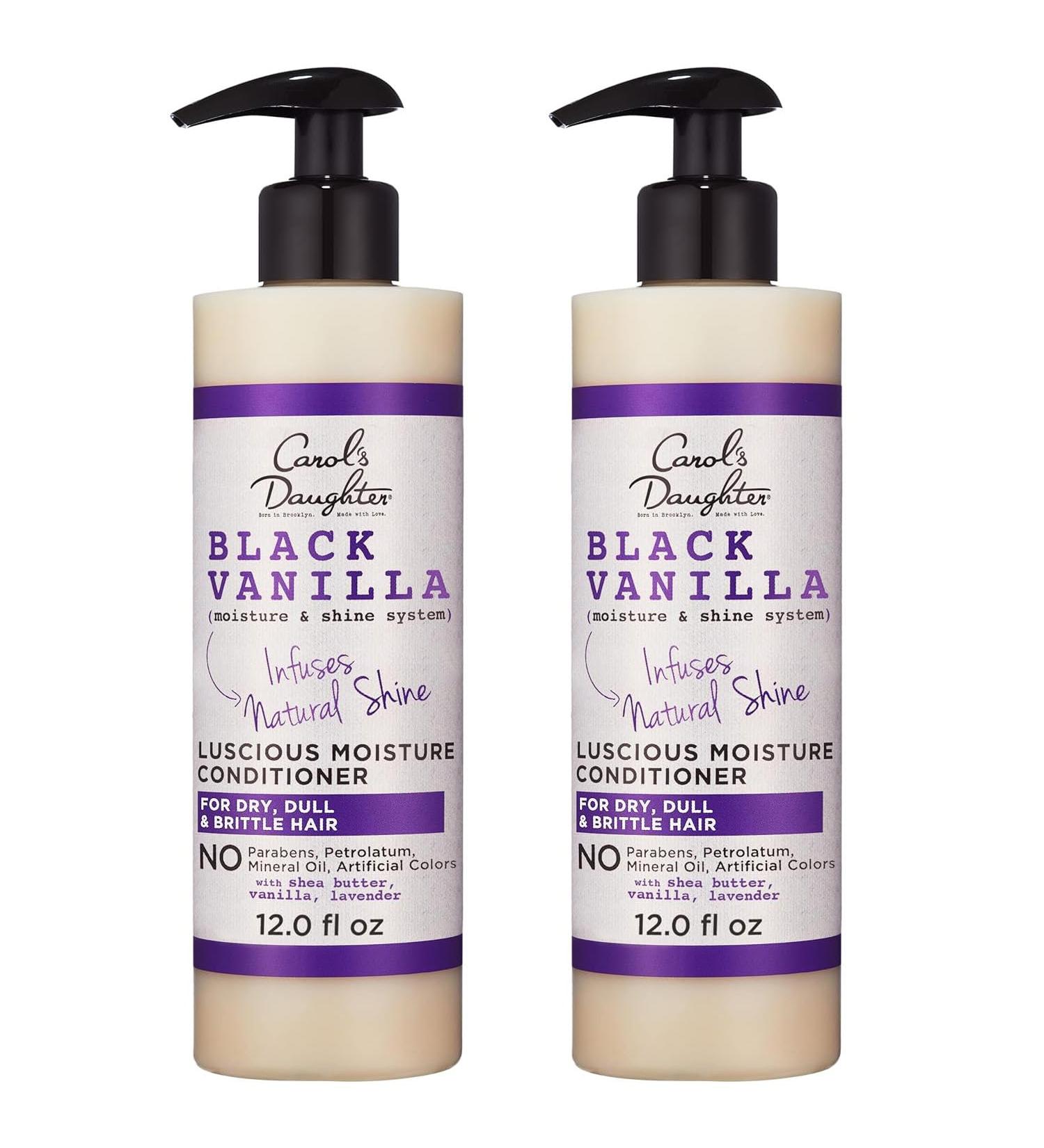2PCS Black Vanilla Moisturizing Conditioner Made with Shea Butter and Rosemary 12 oz - Buy Online on GoSupps.com