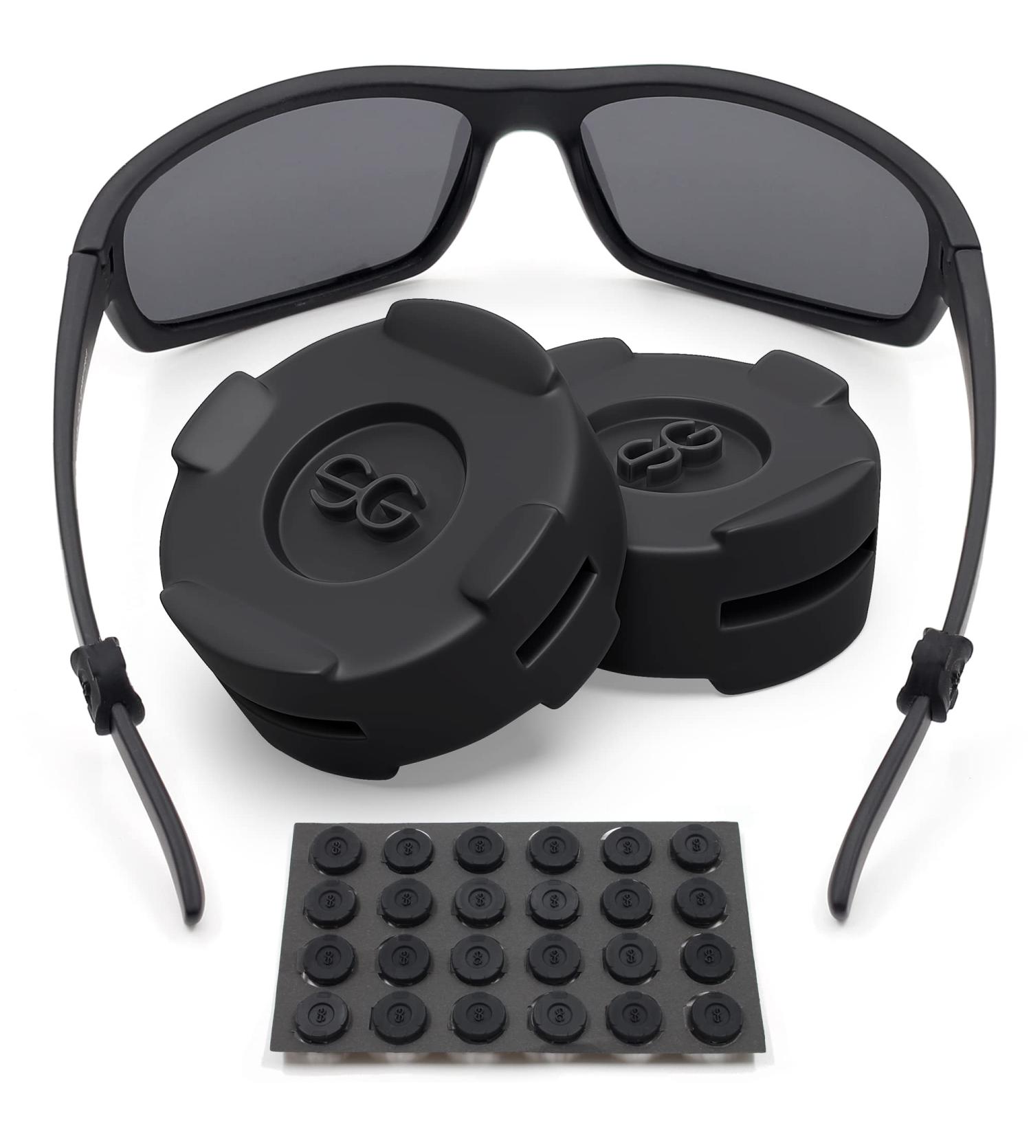 Eyeglass Ear Grips - Glasses Ear Cushion - Silicone Glasses Ear Grip - Eyeglass Accessories Glasses Grip - Ear Grips Hooks for Glasses - 12 Pairs (Black) 12 pairs Black - Buy Online on GoSupps.com