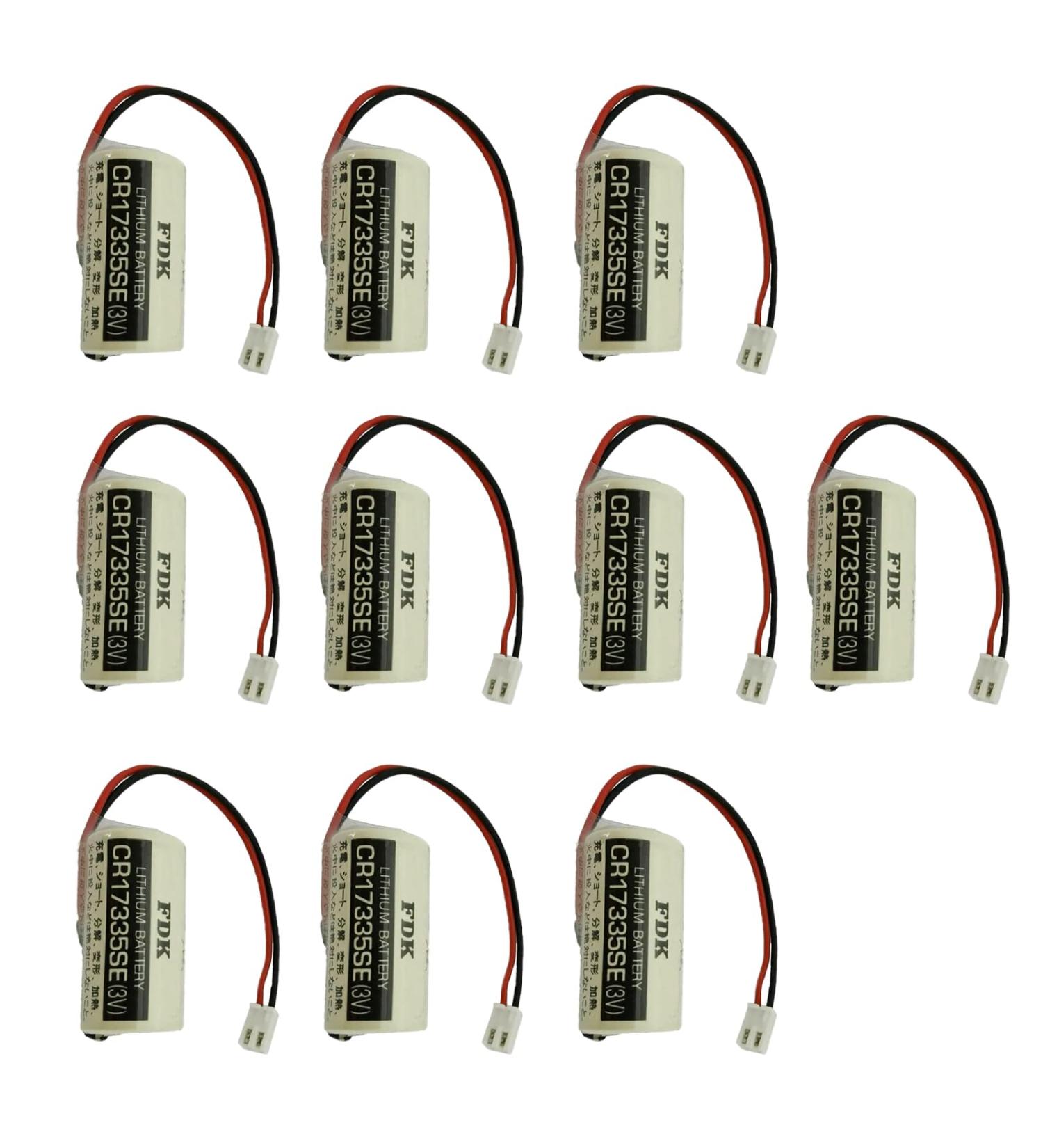 Buy 10 Pack FDK CR17335SE 3V PLC Battery for Epson RC Series - High Performance & Reliable Power Supply - Buy Online on GoSupps.com