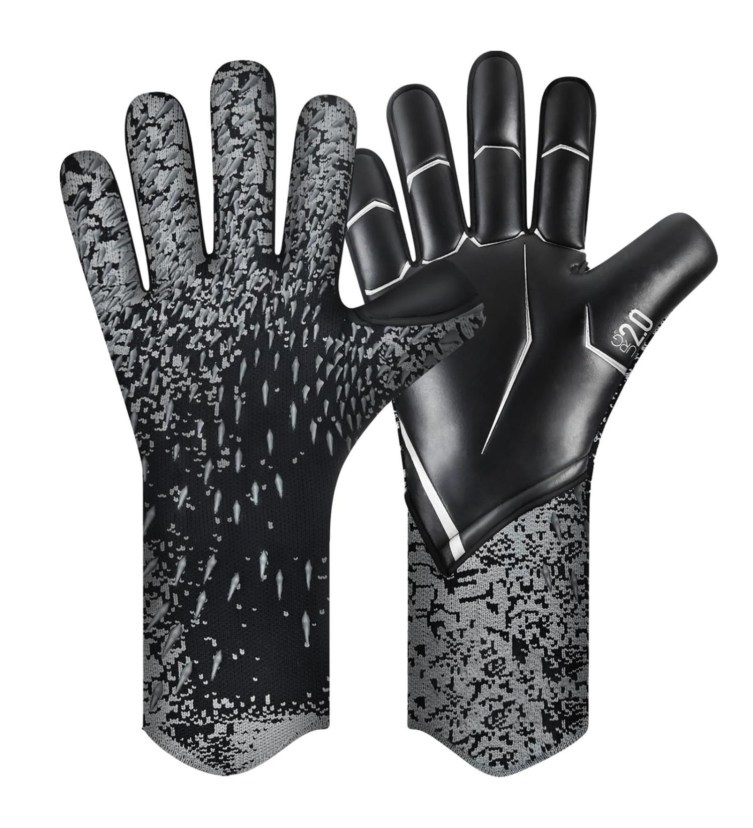 Buy Quicard Goalkeeper Gloves for Kids | Sizes 6-10 | Durable Football Gloves for Boys Teens & Adults - Black - Buy Online on GoSupps.com