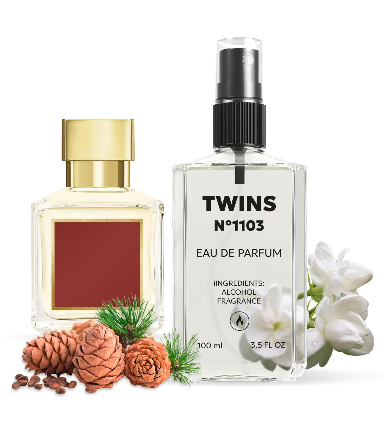 TWINS Impression of Bac. Rou. 540 | Unisex Perfume for Women and Men Eau de Parfum | No.1103 | 3.4 Fl Oz / 100 ml MFK Bac. Rou. 540 Impression - Buy Online on GoSupps.com