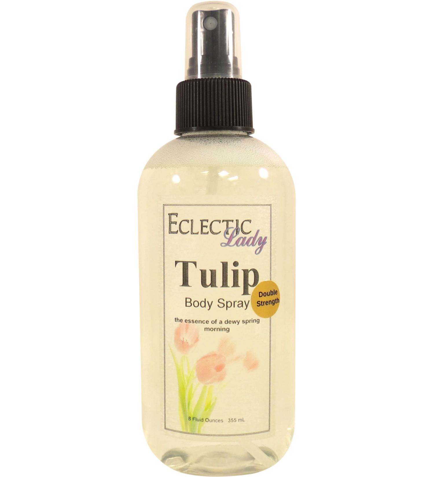 Tulip Body Spray (Double Strength) 8 ounces Body Mist for Women with Clean Light & Gentle Fragrance Long Lasting Perfume with Comforting Scent for Men & Women Cologne with Soft Subtle Aroma For 8 Fluid Ounces (Double Strength) - Buy Online on GoSupps.com