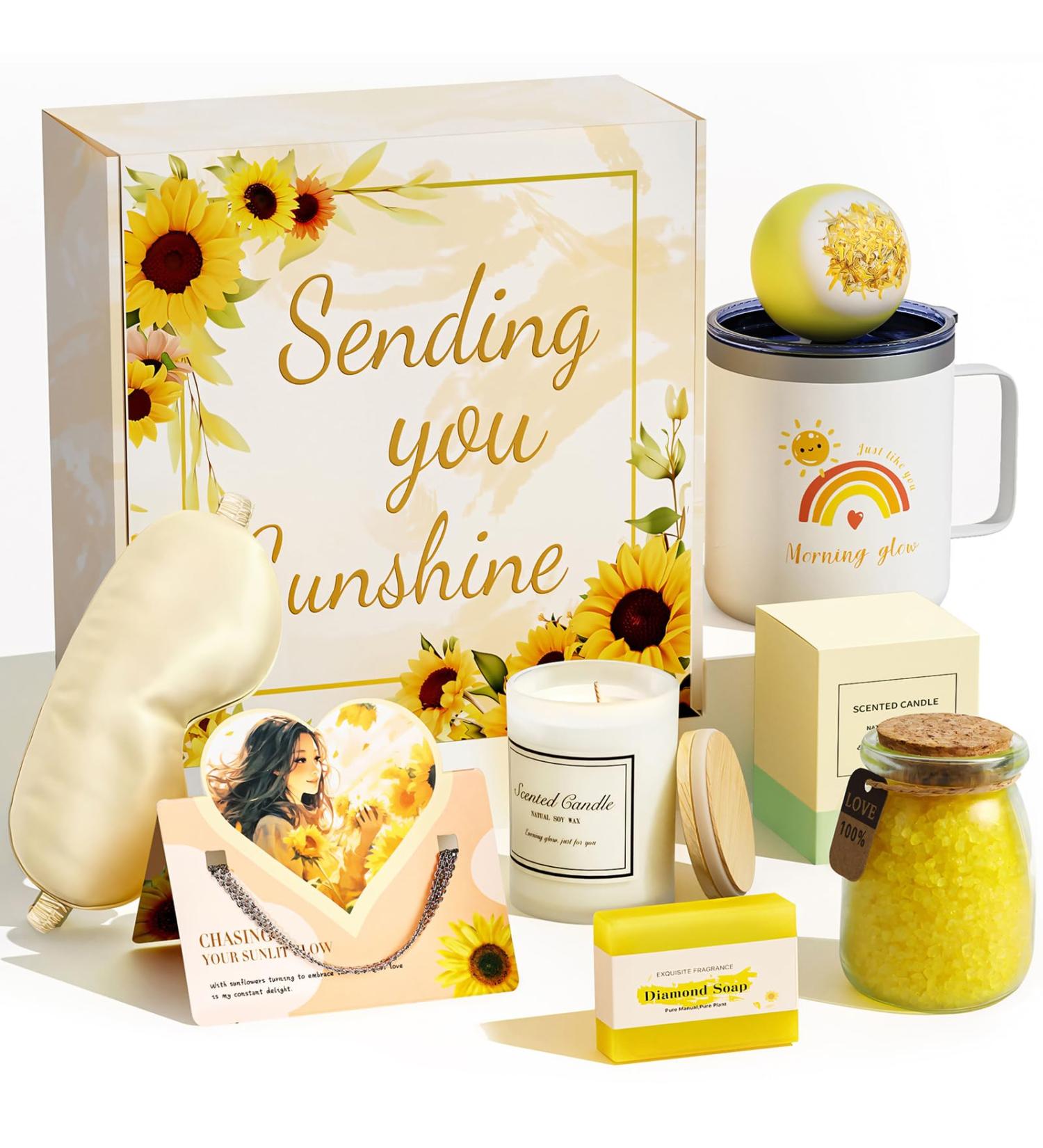 Pikile Gifts for Women | Unique Sunflower & Care Sets | Perfect Christmas Gifts for Mom Girlfriend Wife & Grandma - Buy Online on GoSupps.com