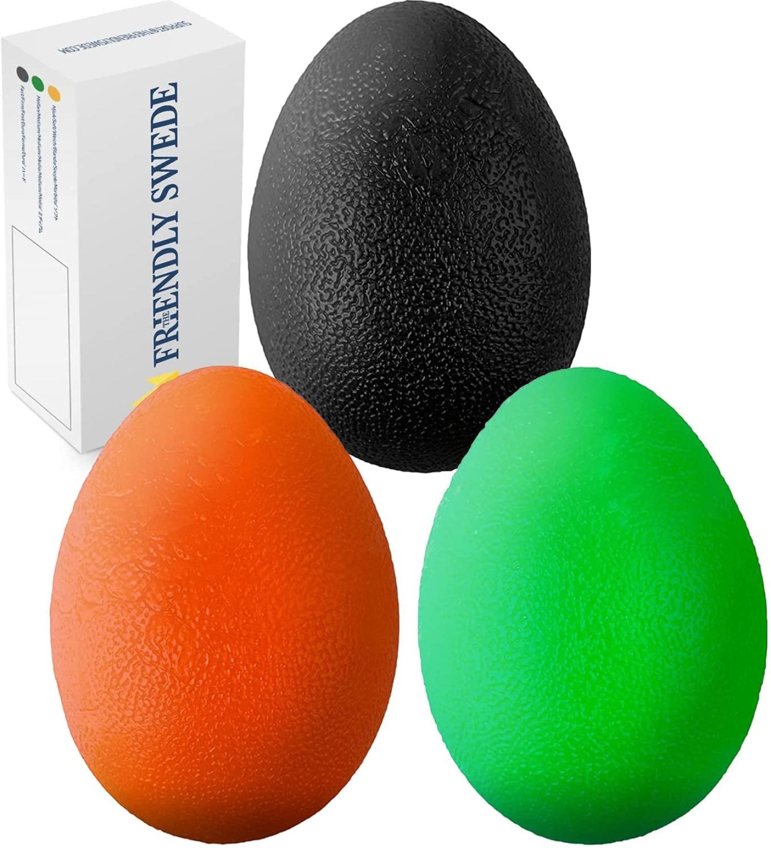 Stress Balls for Adults and Kids - Hand Exercise Squeeze Ball Set - 3 Resistance Levels - Arthritis Therapy & Stress Relief - Buy Online on GoSupps.com