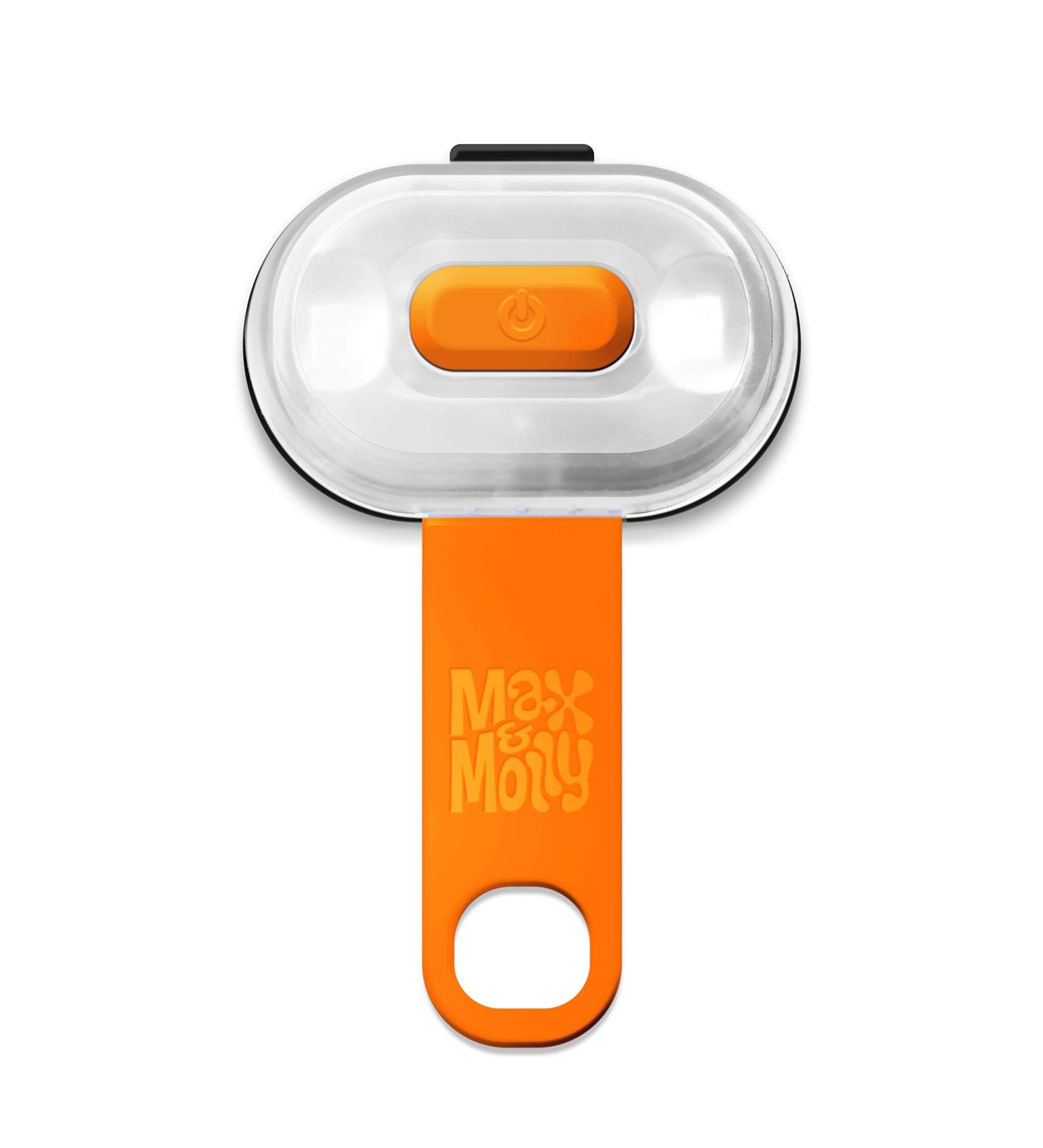 Max & Molly MATRIX Ultra LED Light for Dogs & Cats - Bright Zigzag Design (Sunset Chevron) for Joggers Walkers & Bikers - Outdoor Safety Gear - Buy Online on GoSupps.com