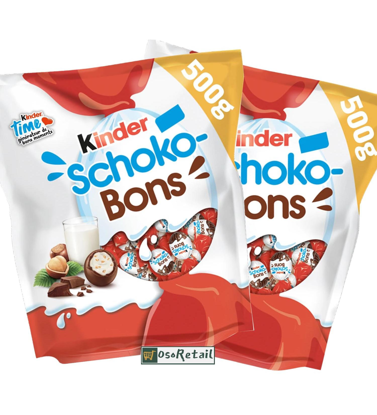 OsoRetail Pack Kinder Schoko-bons XXL of 1x500g. - Buy Online on GoSupps.com
