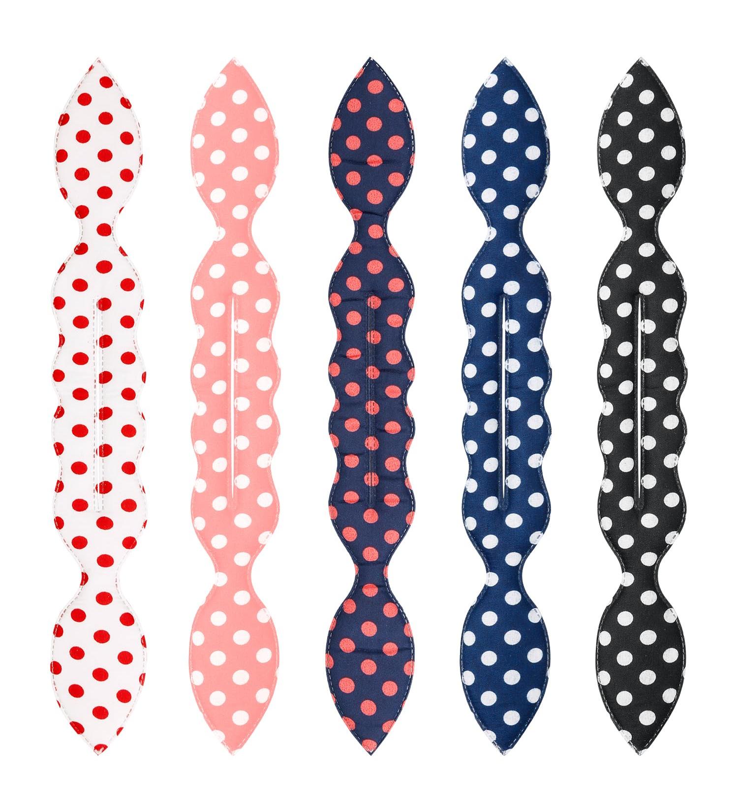 Rumyve 5pcs Lazy Hair Curlers Bun Making Reusable | Hair Magic Bread Twist Hairstyle for Women, Girls, Kids - Buy Online on GoSupps.com
