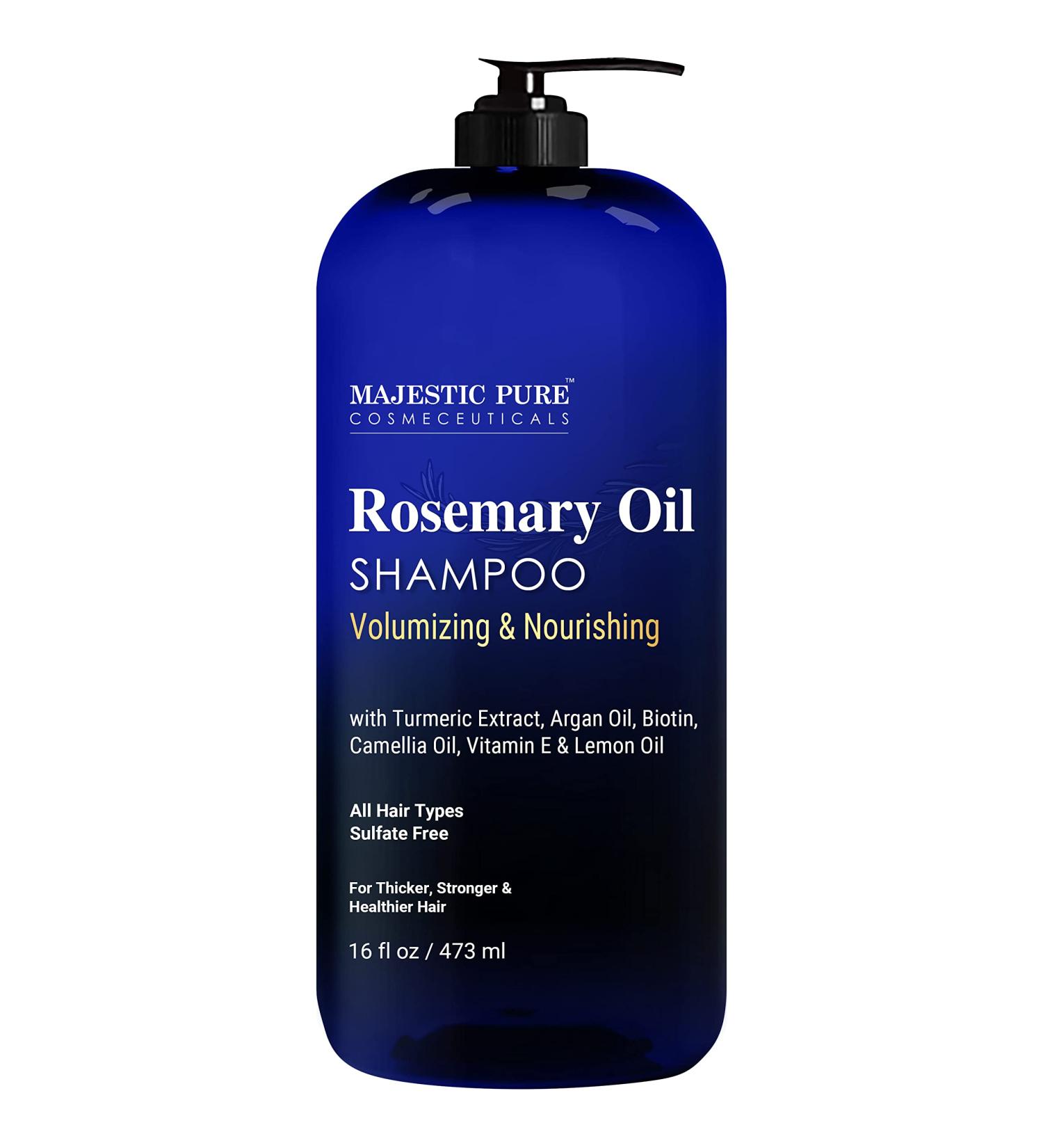 Majestic Pure Rosemary Hair Loss Shampoo - 16 fl oz | Promotes Hair Growth and Strength - Buy Online on GoSupps.com