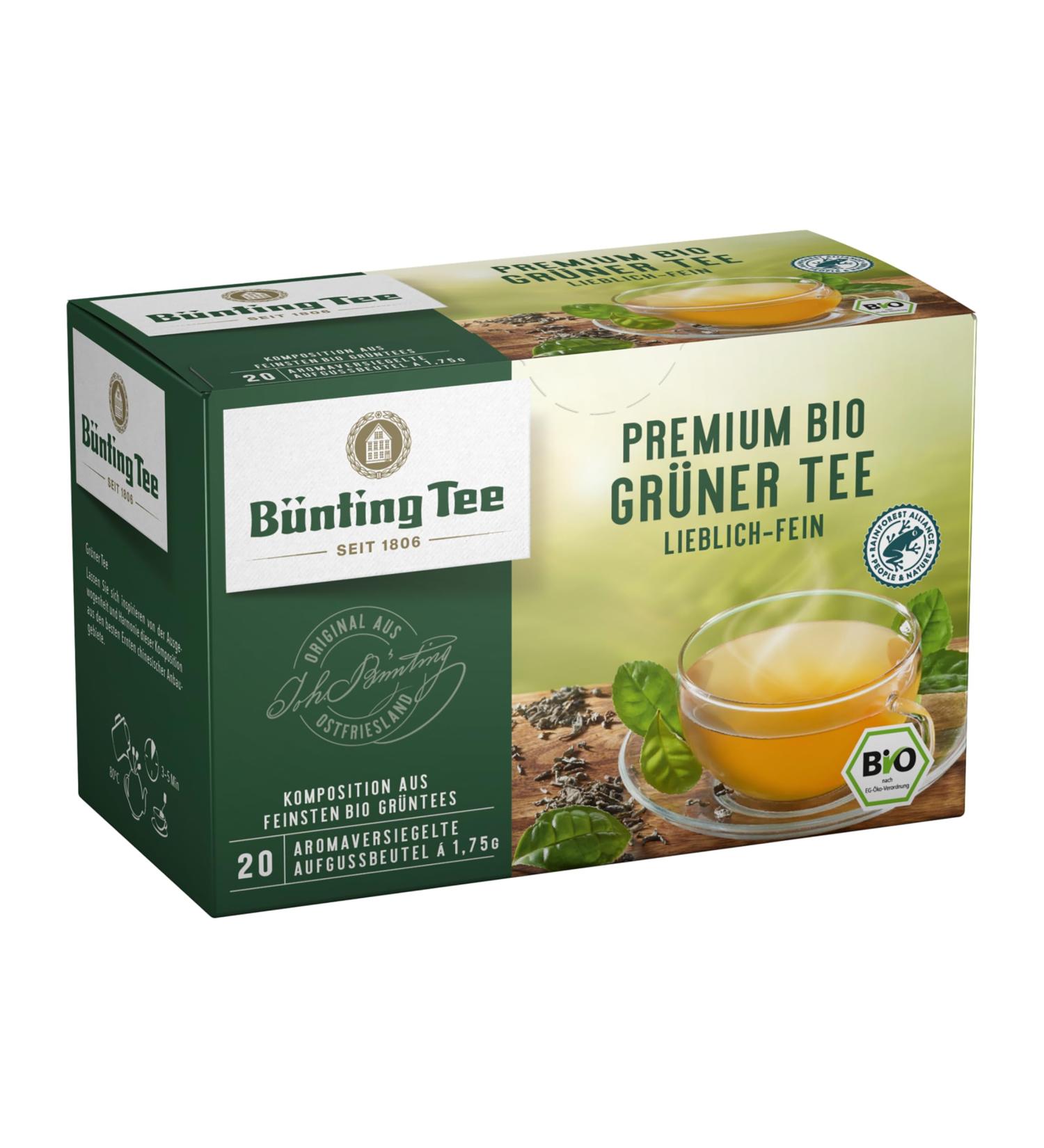 B nting Tee B nting Green Tea Lot of 4 sachets of 1.75 g (4 x 35 g)