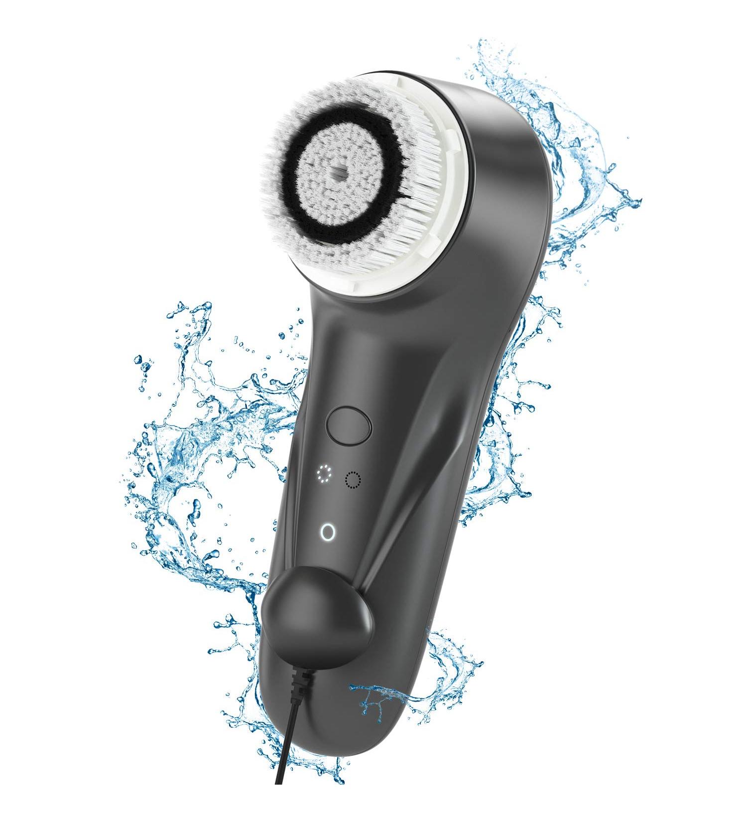 Facial Cleansing Brush - Brush Head for Deep Facial Cleanser - Rechargeable Face Cleansing Brush - IPX7 Waterproof Face Brush - Massaging Exfoliating Brush - Face Cleaning Brush for Women and Men - Buy Online on GoSupps.com