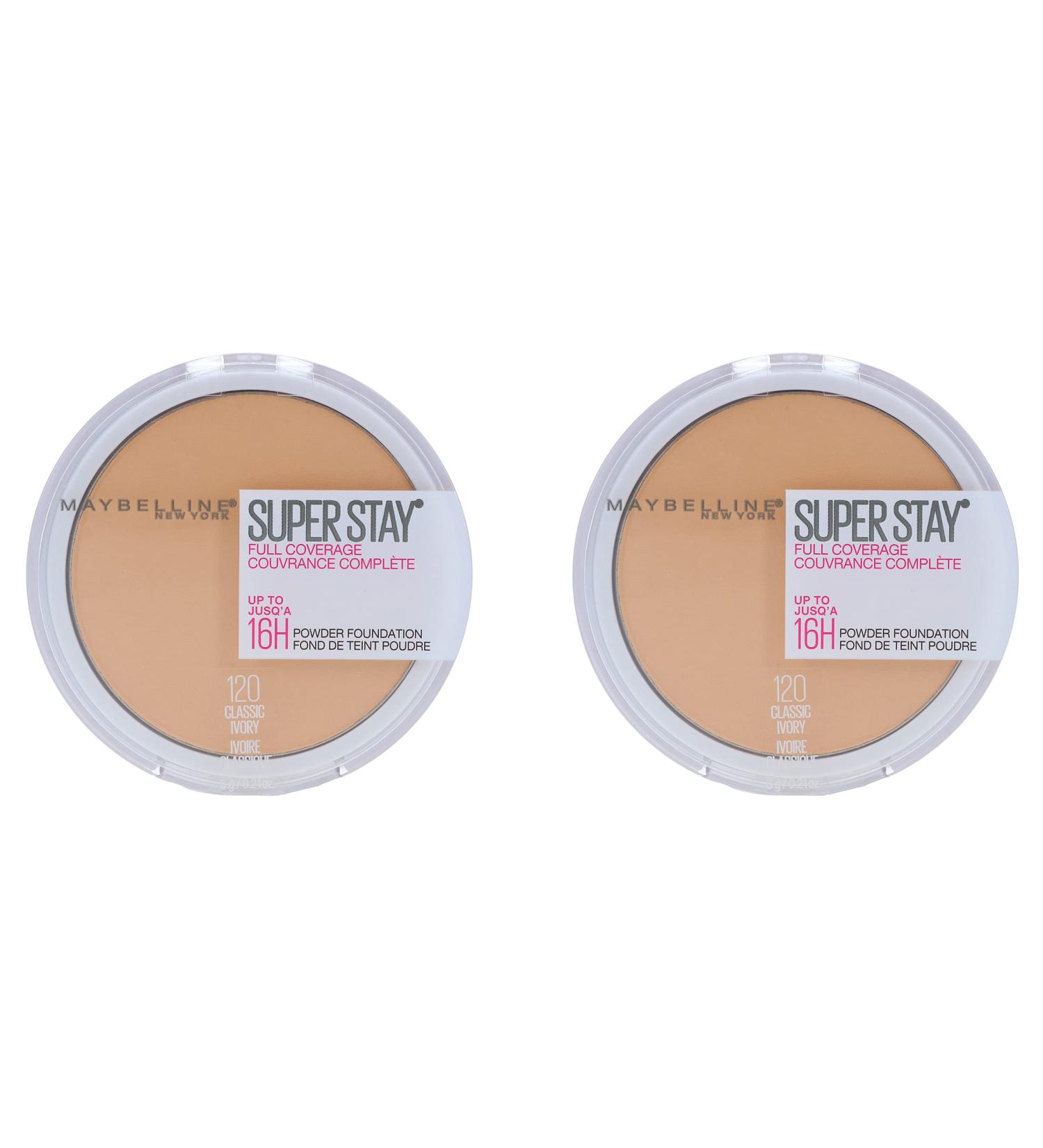 Super Stay Powder Classic Ivory 0.21 Ounce - Pack of 2 | Long Lasting Coverage - Buy Online on GoSupps.com