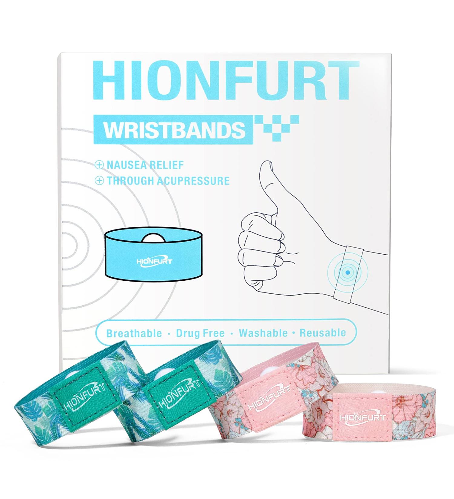 Nausea Relief Wristbands for Motion Sickness - 2 Pairs Medium - M-fla - Buy Online on GoSupps.com