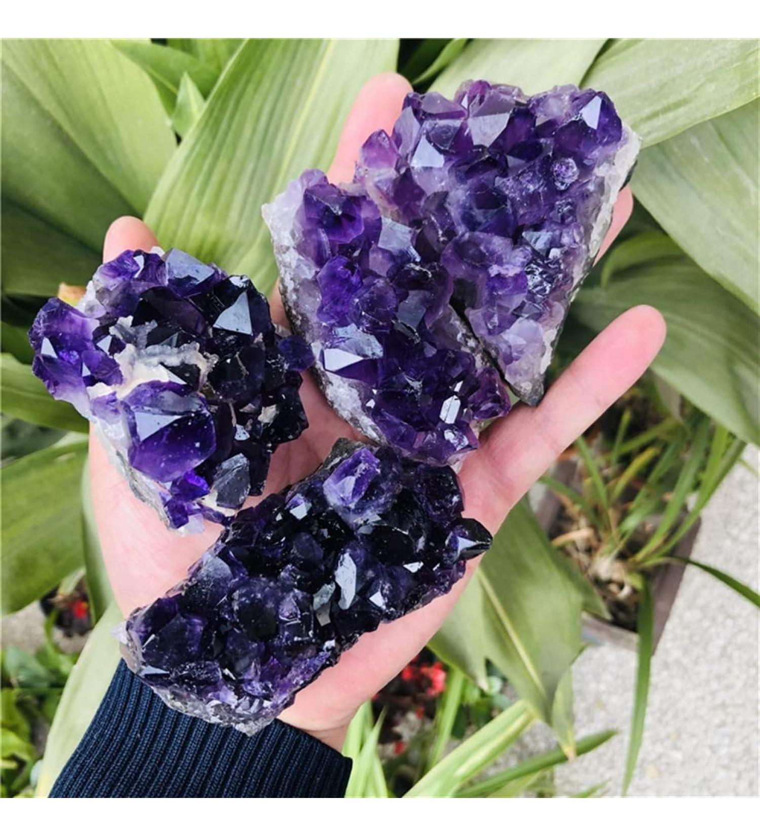 Specimen Healed Natural Dream Amethyst Quartz Crystal Cluster Specimen As a Gift ERTEYIN (Color : 120-130g Size : 1pc) 1pc 120-130g - Buy Online on GoSupps.com