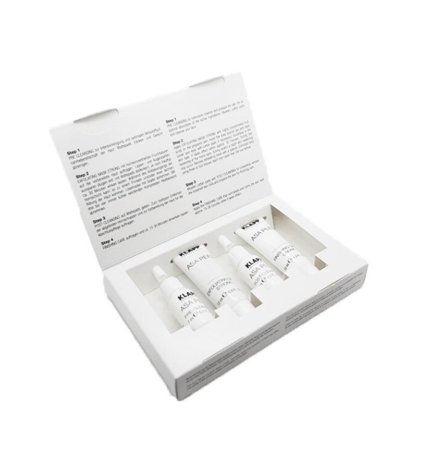 Klapp ASA PEEL Face Treatment Care Kit 4 StepsL8