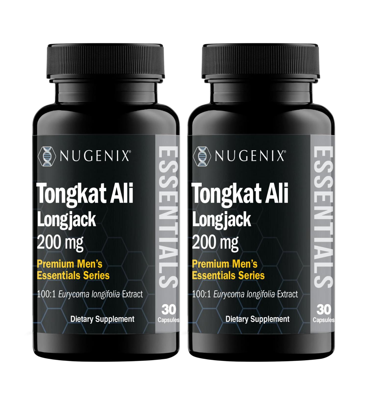 Nugenix Essentials Tongkat Ali for Men Support for Men's Health Longjack Eurycoma Longifolia Extract 60 Count 60 Count (Pack of 1) - Buy Online on GoSupps.com