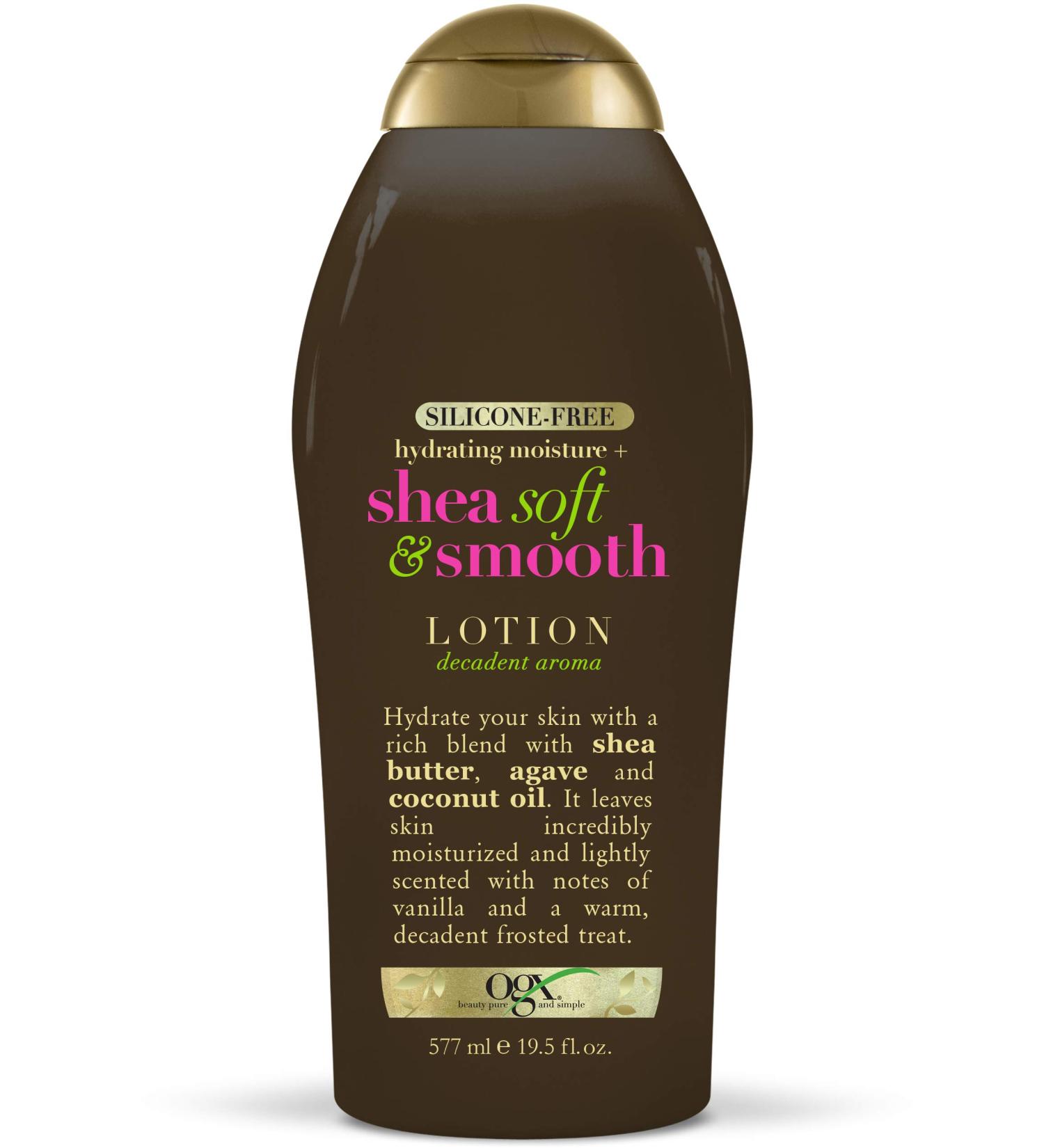 OGX Hydrating Shea Body Lotion 19.5 Fl Oz - Moisturizing & Softening Formula - Buy Online on GoSupps.com