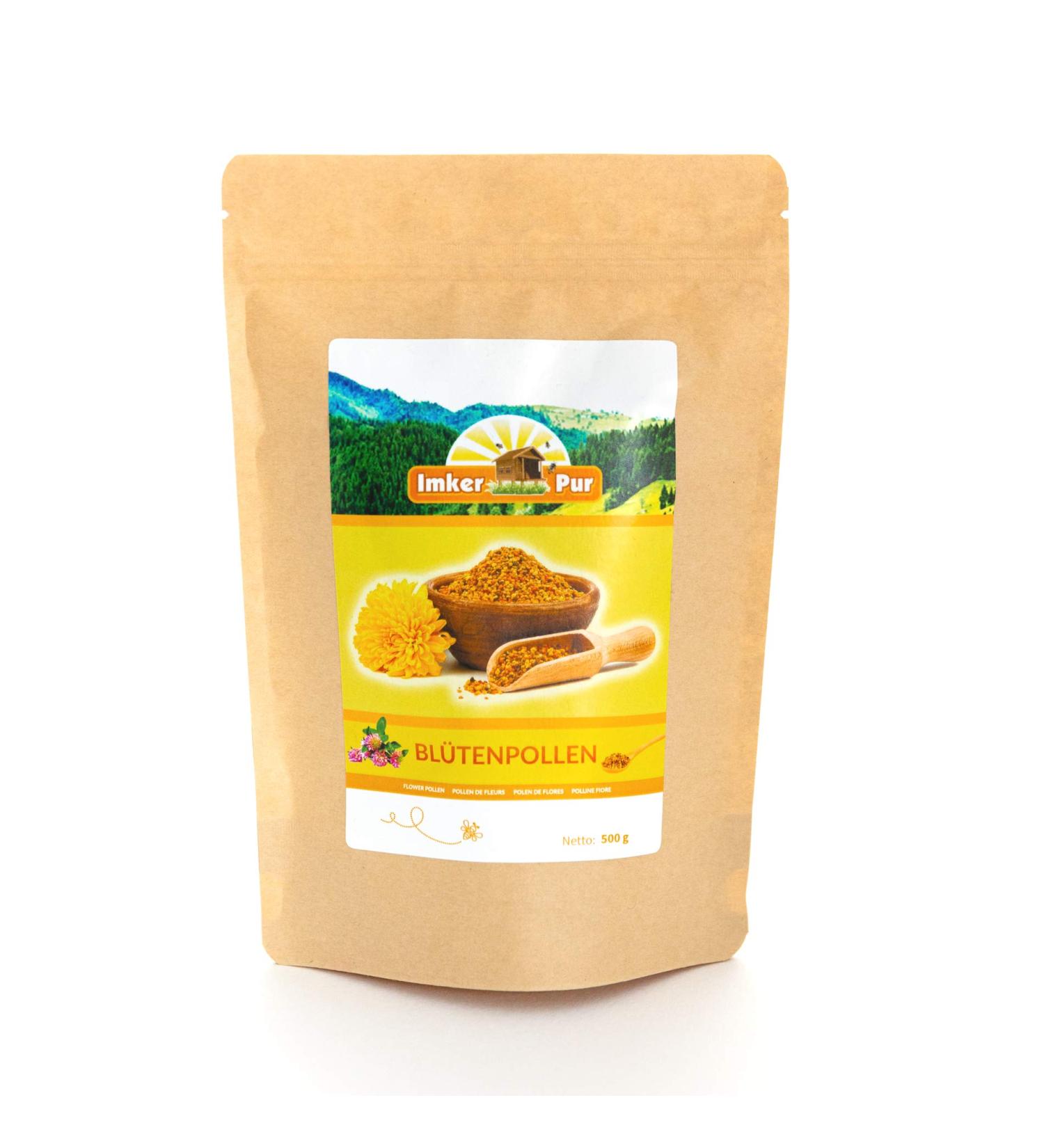 Premium Bees Pollen - 500g Pure & Residue-Free | Sweet Mild Flavor | High-Quality Beekeeping Product - Buy Online on GoSupps.com