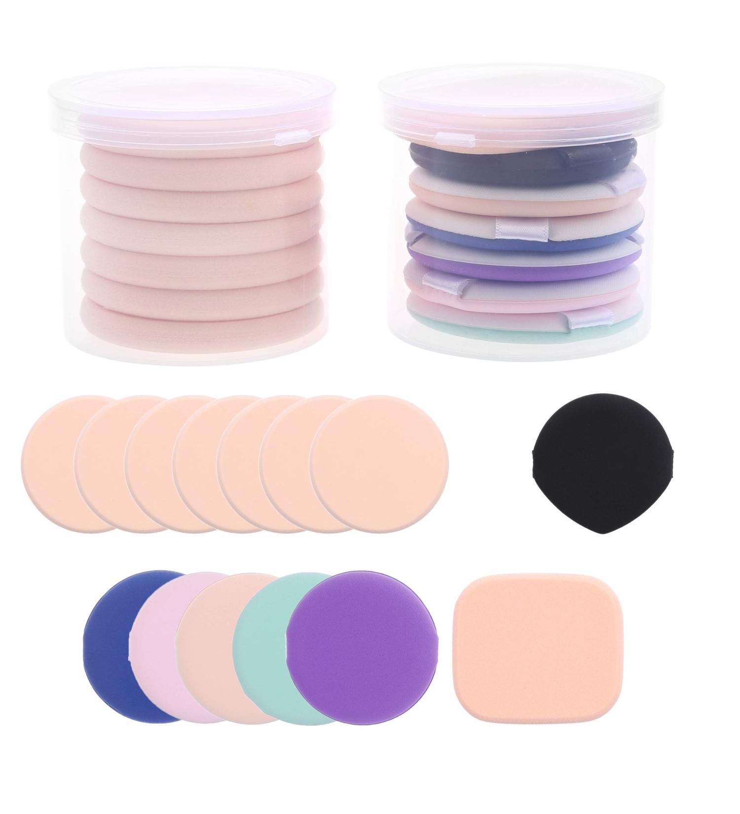 Kare & Kind 14-Piece Latex-Free Makeup Sponge Set for Highlighting Contouring and Blending - Perfect for Powder BB Cream Foundation & More - International Shipping Available - Buy Online on GoSupps.com