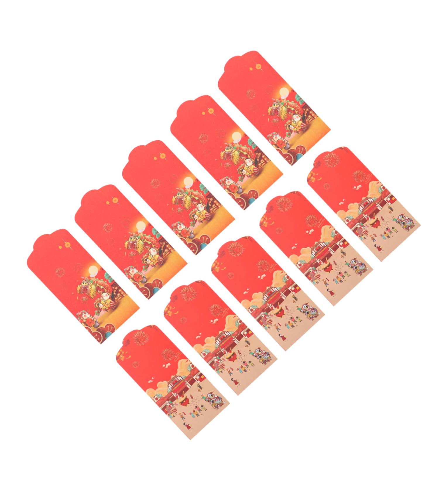 CAXUSD 20pcs Red Envelope Bag Pocket Wallet Lucky Money Pockets Red Lucky Money Pocket Spring Festival Year Red Envelopes Zodiac Hong Bao Bling Purse Paper Wedding China Xc04 - Buy Online on GoSupps.com