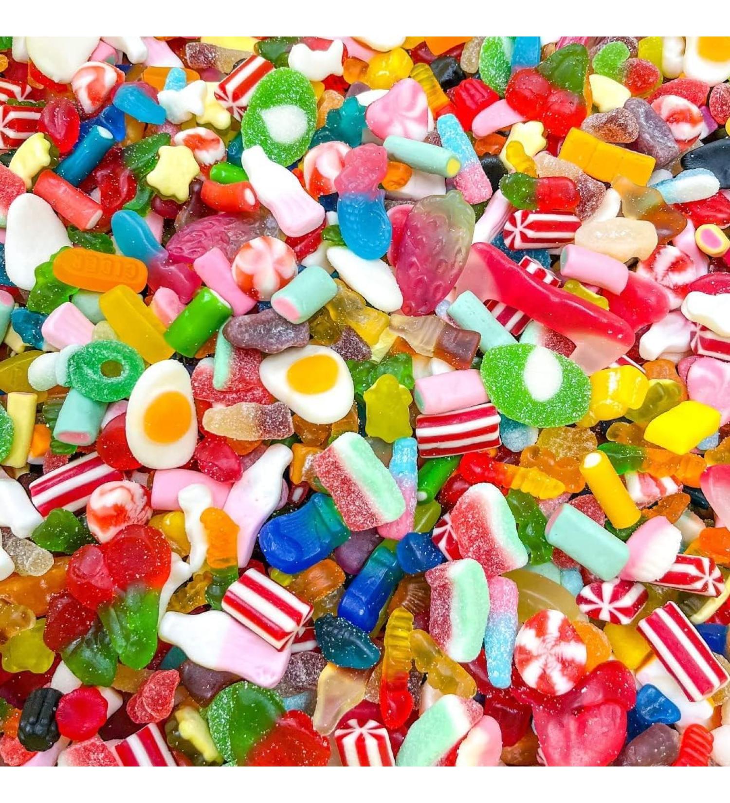 Pick & Mix Sweets Classic Traditional Retro Candy Fizzy - Non Fizzy Mix BULK **OFFER**800 Gram