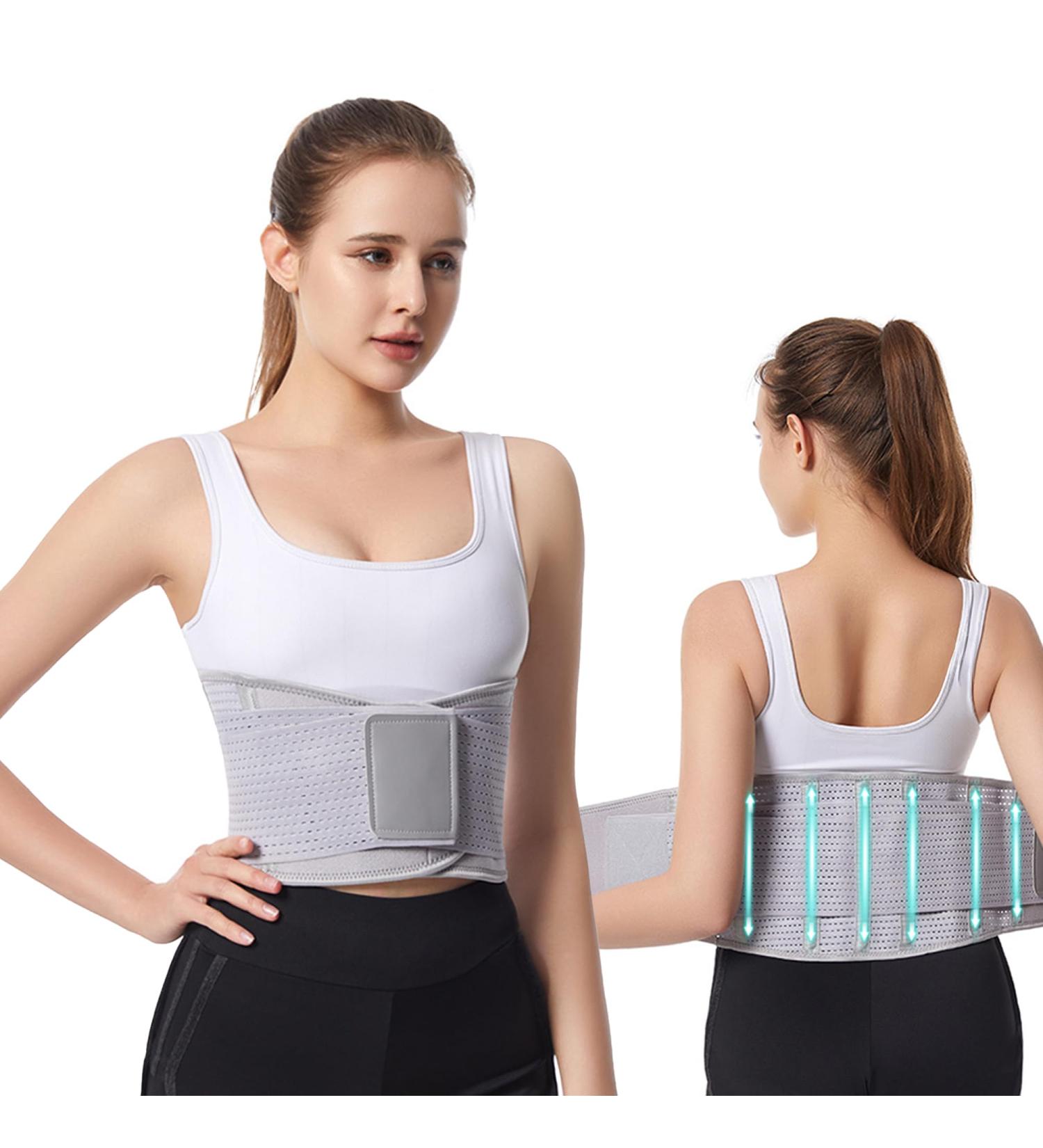 MageJoy Adjustable Back Support Belt | Lumbar Support for Scoliosis & Sciatica Pain Relief - International Shipping Available - Buy Online on GoSupps.com