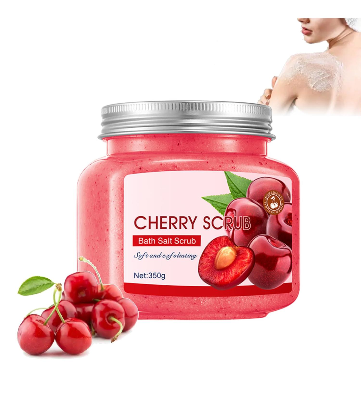 Exfoliating Clarifying Scrub Exfoliating Body Scrub Body Scrub Natural Brazilian Coffee Gentle Exfoliating Orange Body Scrub Body Cleansing Exfoliating Dead Skin (350g Cherry) - Buy Online on GoSupps.com