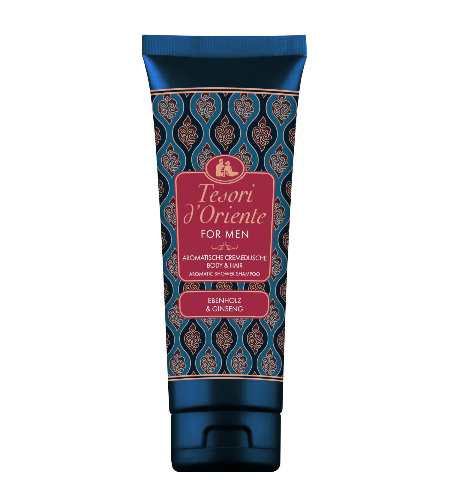 Lornamead Tesori dOriente Cream Shower Body & Hair Ebony and Ginseng for men aromatic cream shower for body and hair care ritual for body and senses 250 ml - Buy Online on GoSupps.com