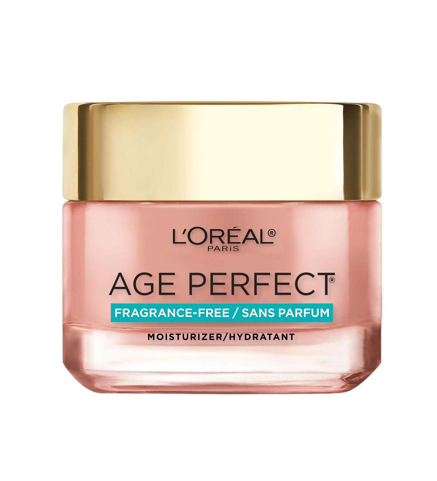 L'Oreal Paris Age Perfect Rosy Tone Fragrance-Free Face Moisturizer 2.55 oz - Anti-Aging Day Cream - Buy Online on GoSupps.com