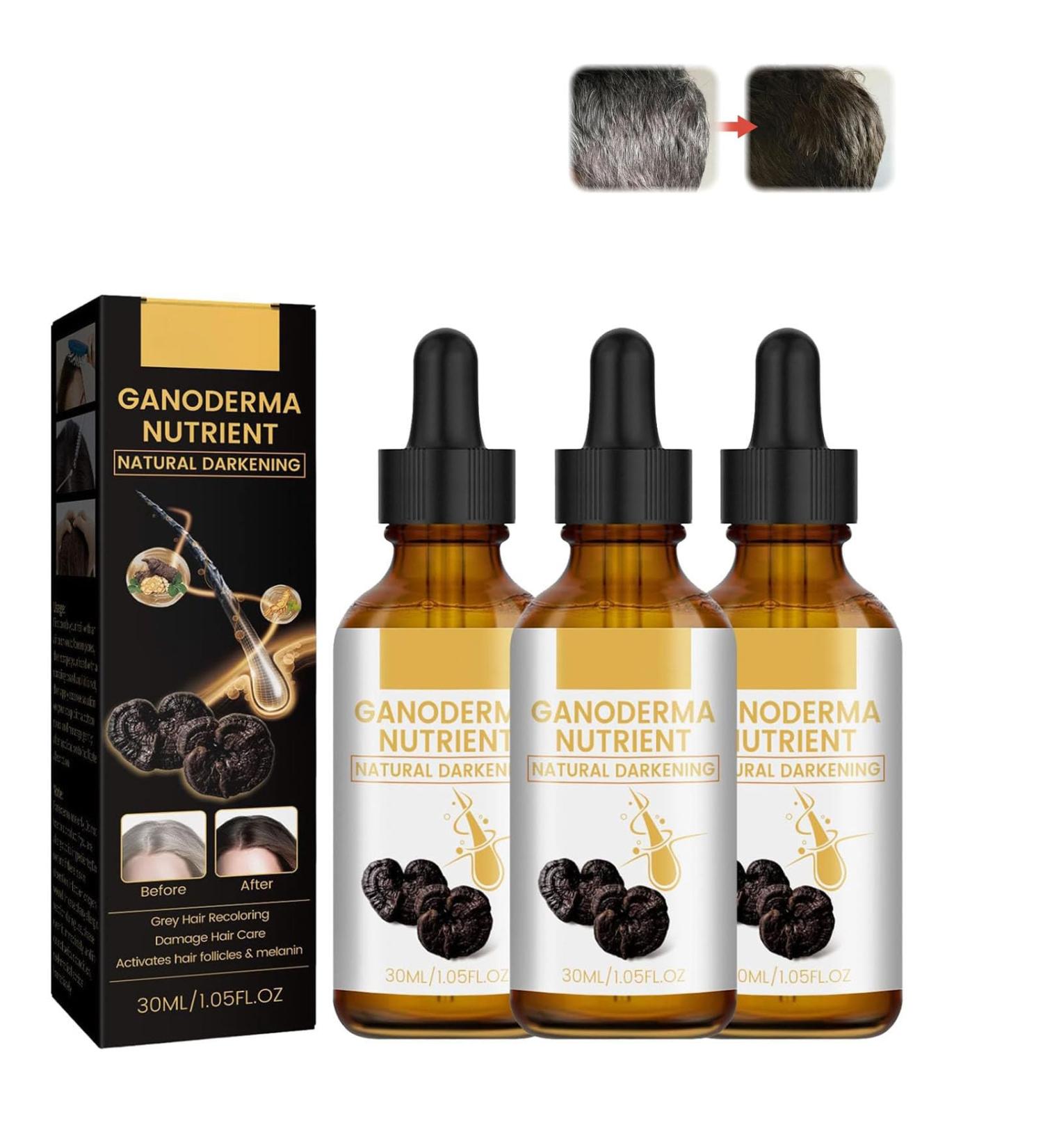 S rum Anti-Cheveux Gris Anti-Greying Hair Serums S rum Pour Cheveux Gris Huile Capillaire R paratrice Serum Cheveux Natural Hair Darkening Serum Natural Ganoderma Hair Oil (3) - Buy Online on GoSupps.com