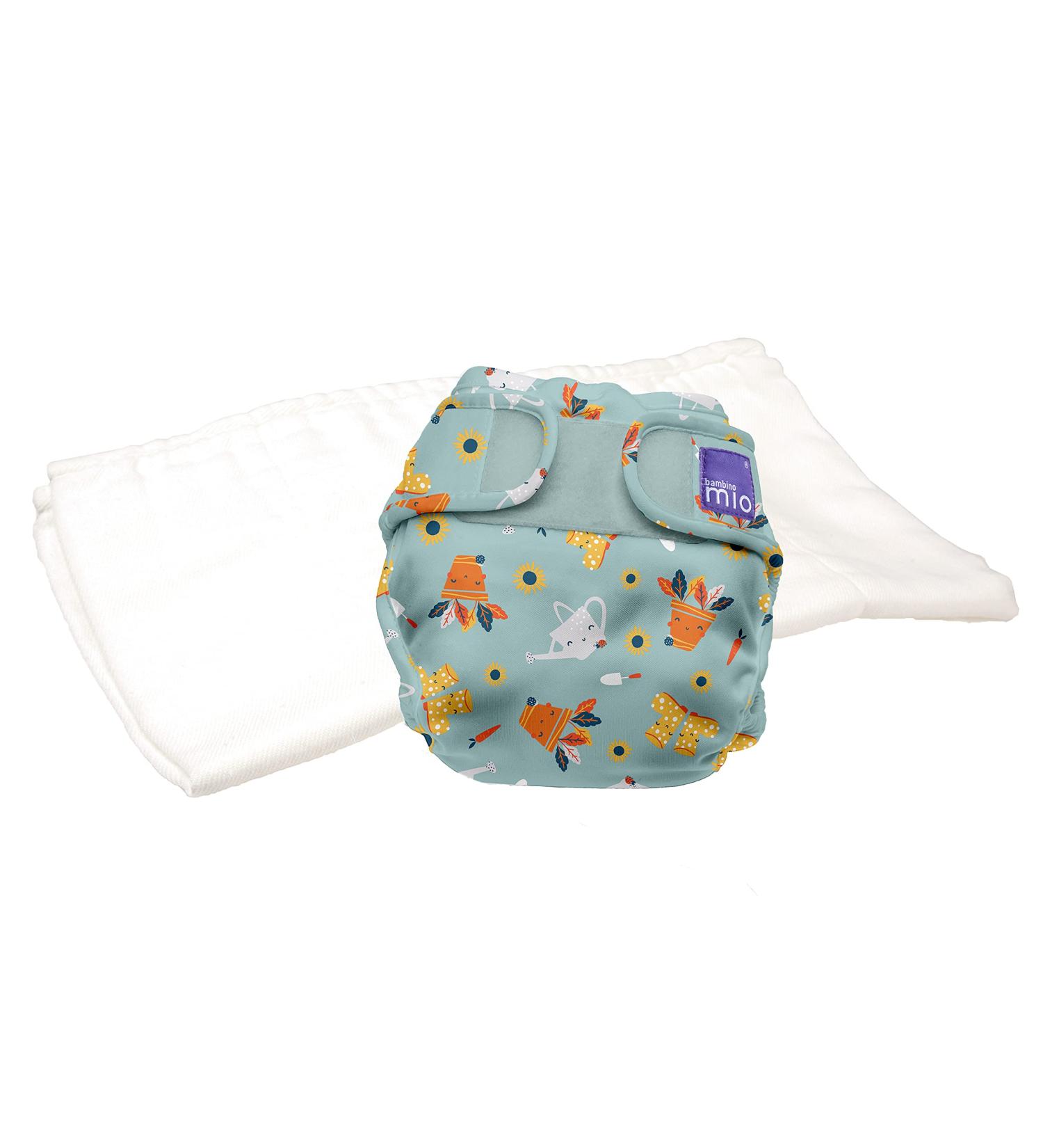Bambino Mio Mioduo Reusable Chemical Free Nappy | Size 1 (< 9kgs) | Eco-Friendly & Grow with Me Design - Buy Online on GoSupps.com